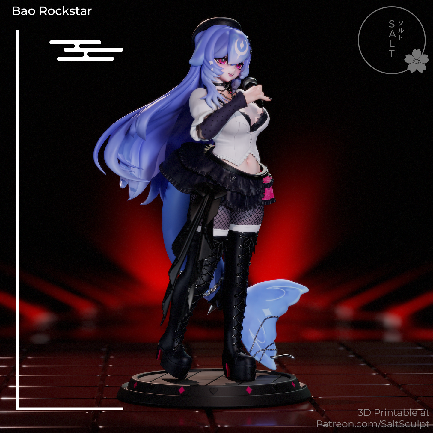 SaltSculpt Bao Rockstar Bao the whale