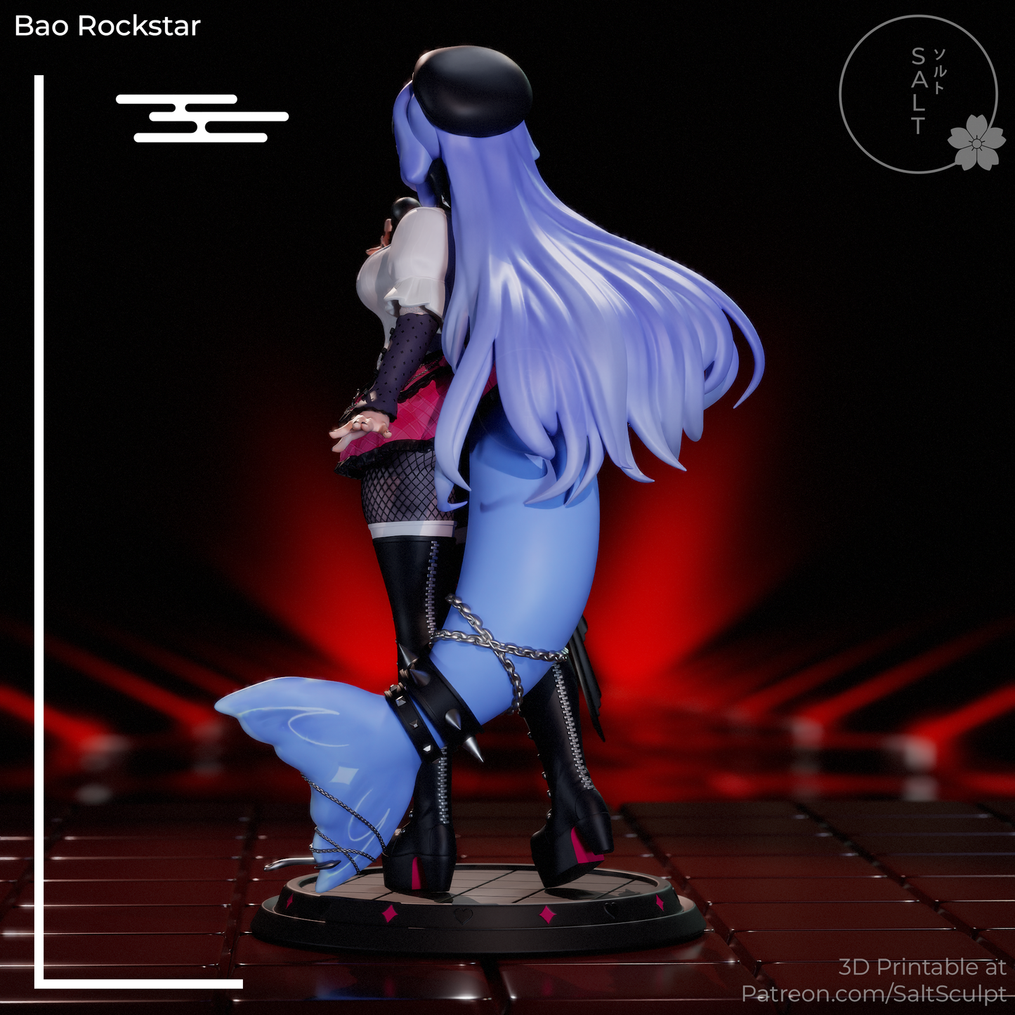 SaltSculpt Bao Rockstar Bao the whale