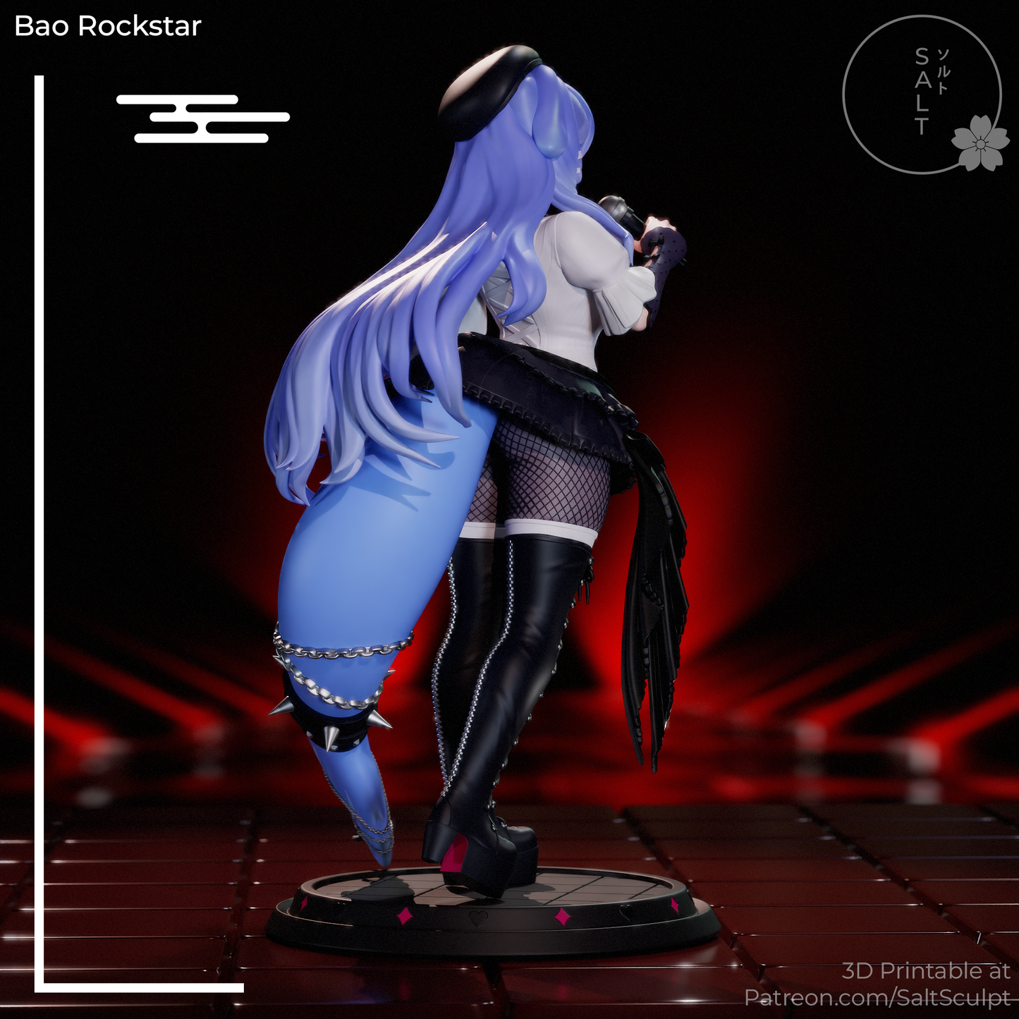 SaltSculpt Bao Rockstar Bao the whale