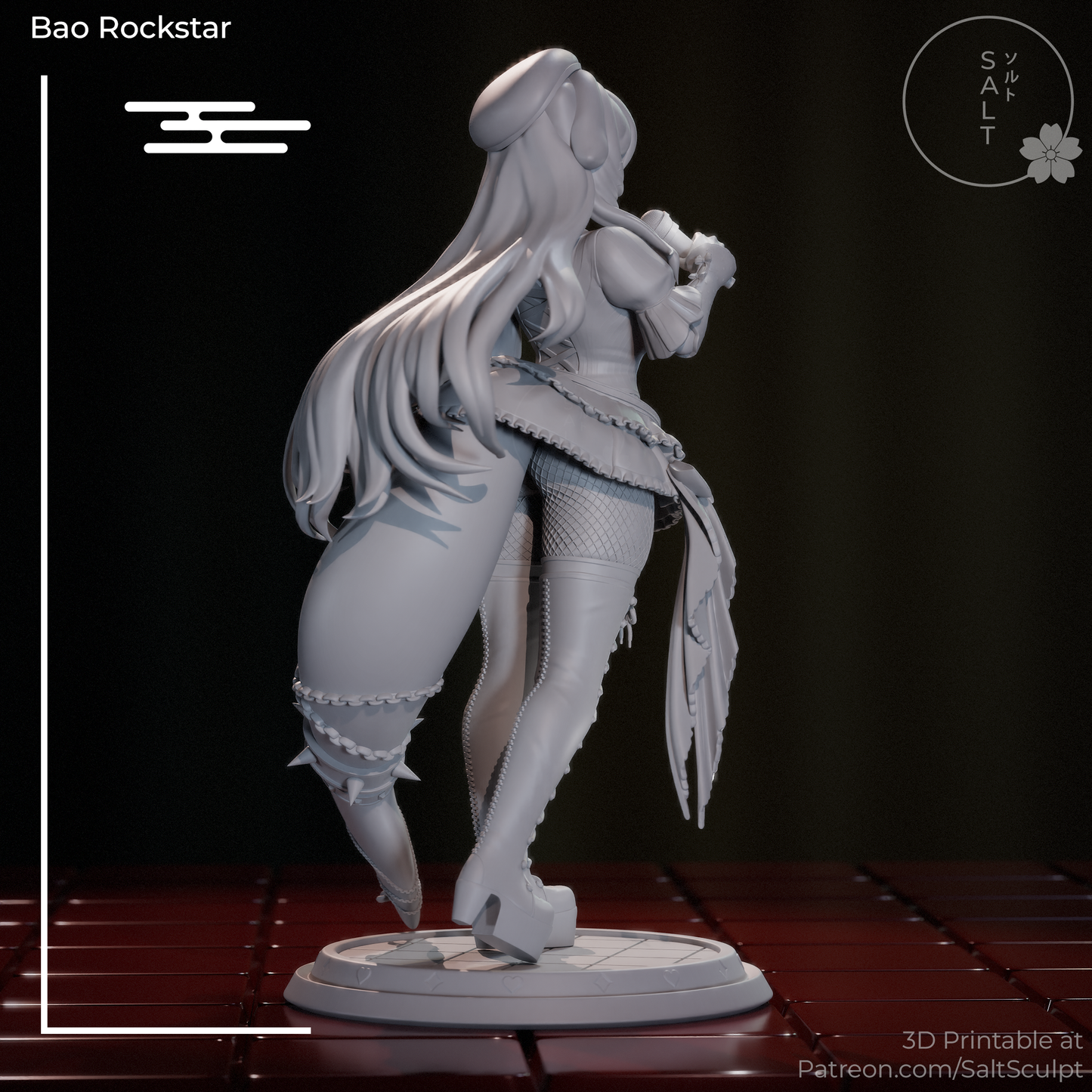 SaltSculpt Bao Rockstar Bao the whale