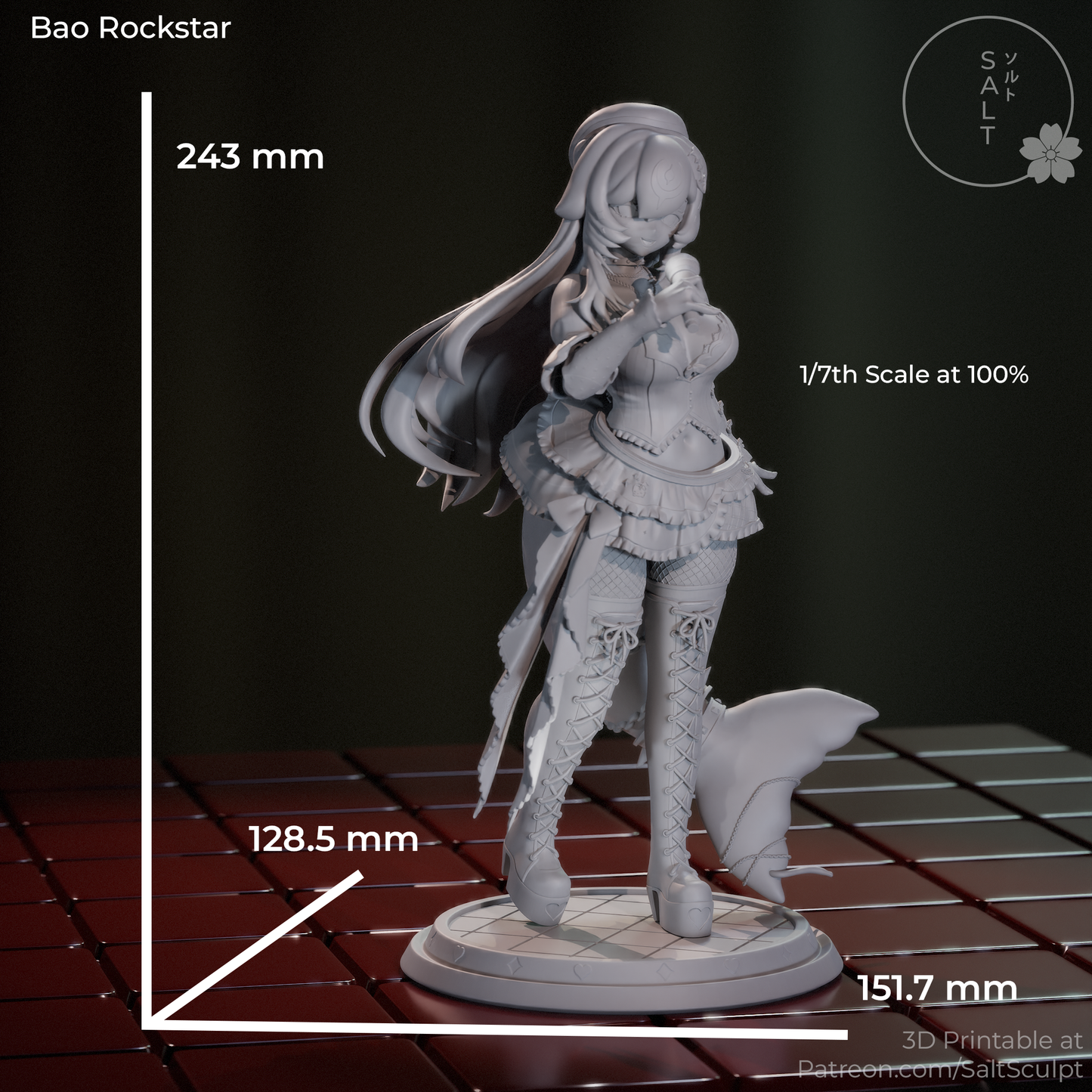 SaltSculpt Bao Rockstar Bao the whale