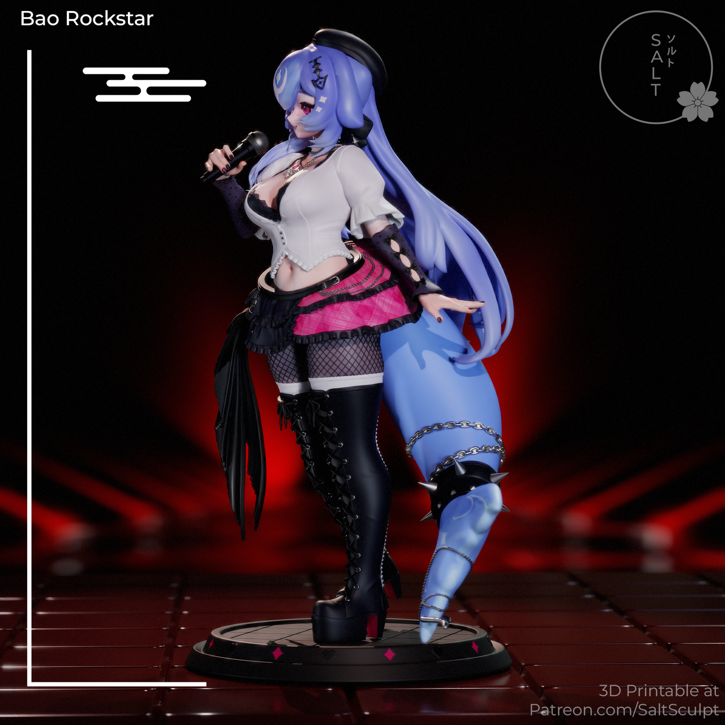 SaltSculpt Bao Rockstar Bao the whale