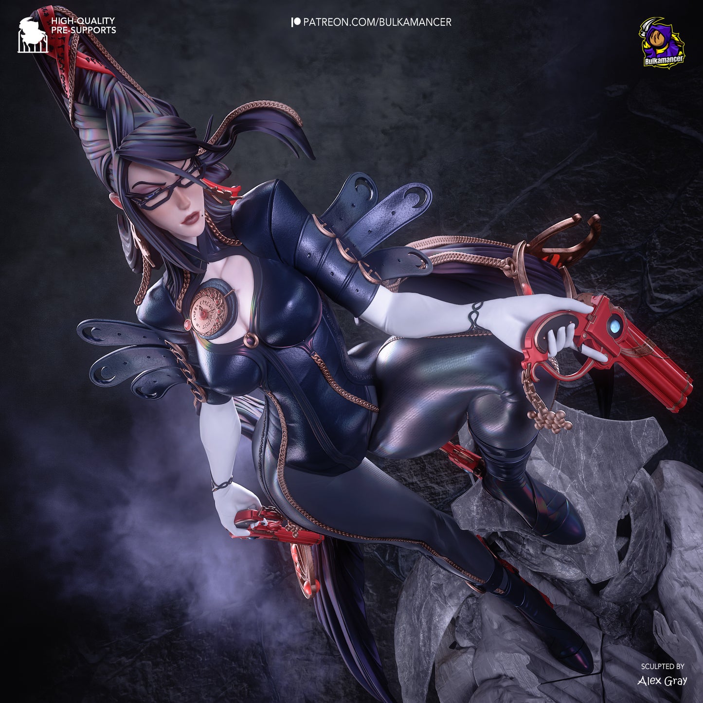 Bulkamancer Sculps Bayonetta
