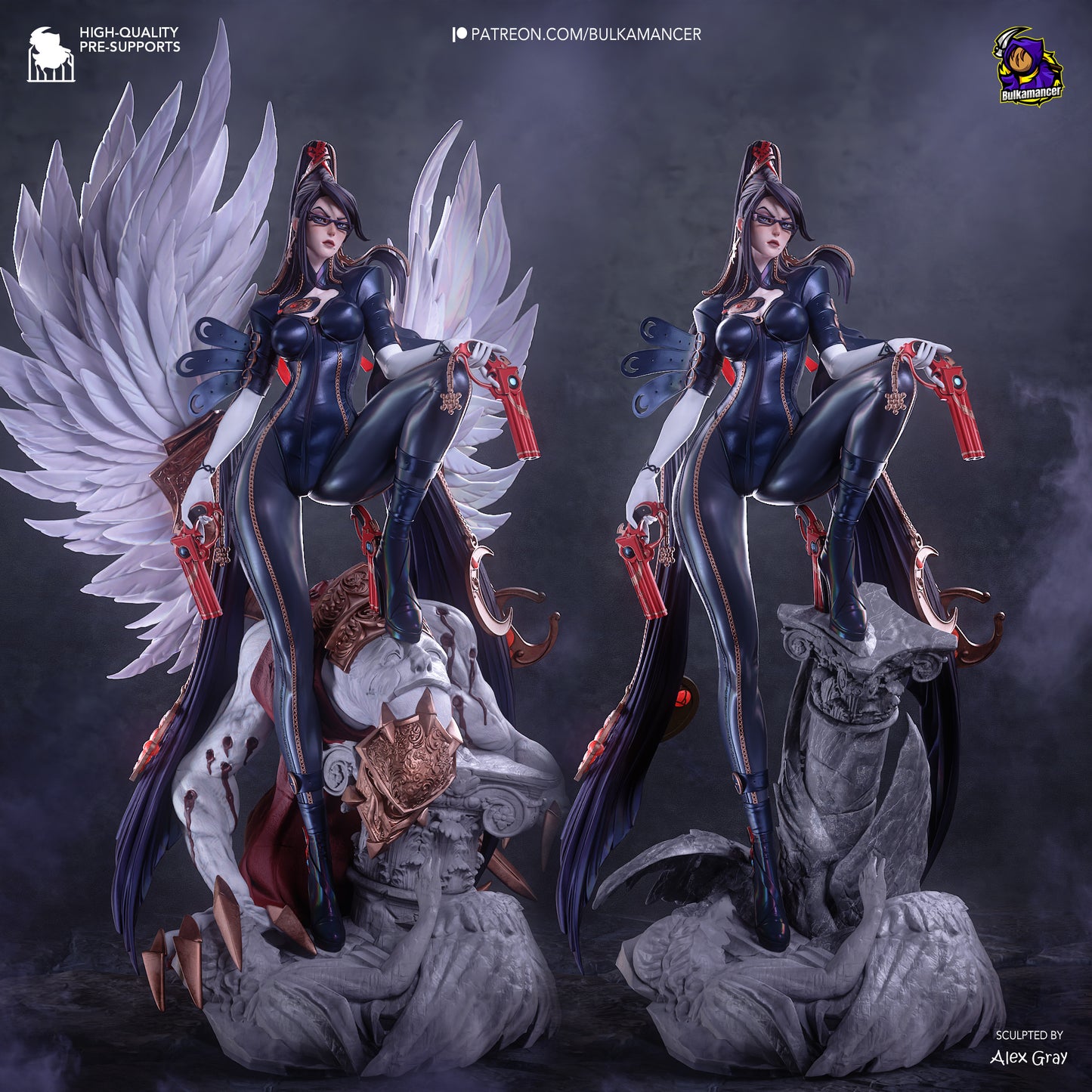 Bulkamancer Sculps Bayonetta