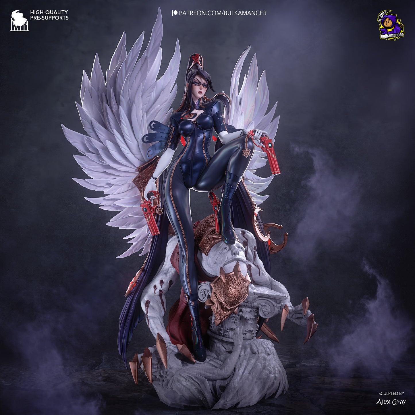 Bulkamancer Sculps Bayonetta