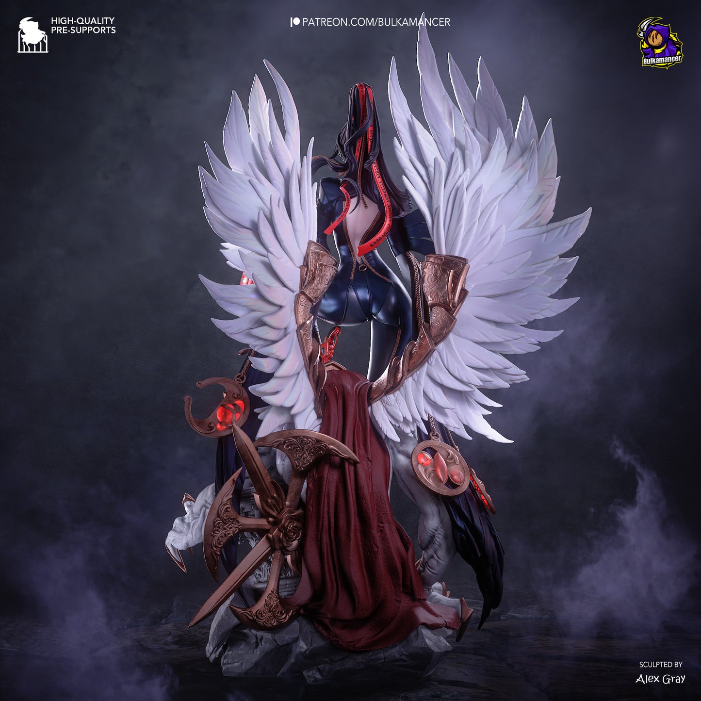 Bulkamancer Sculps Bayonetta