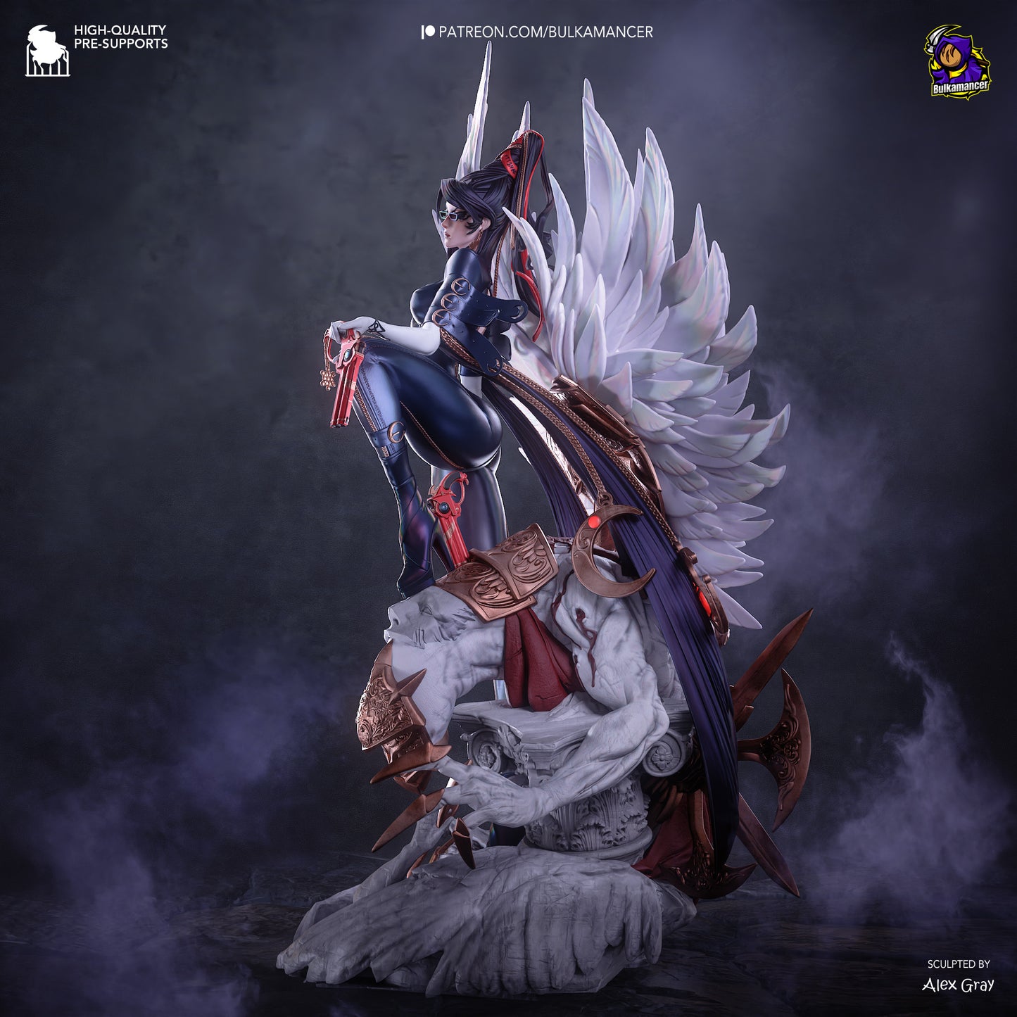 Bulkamancer Sculps Bayonetta