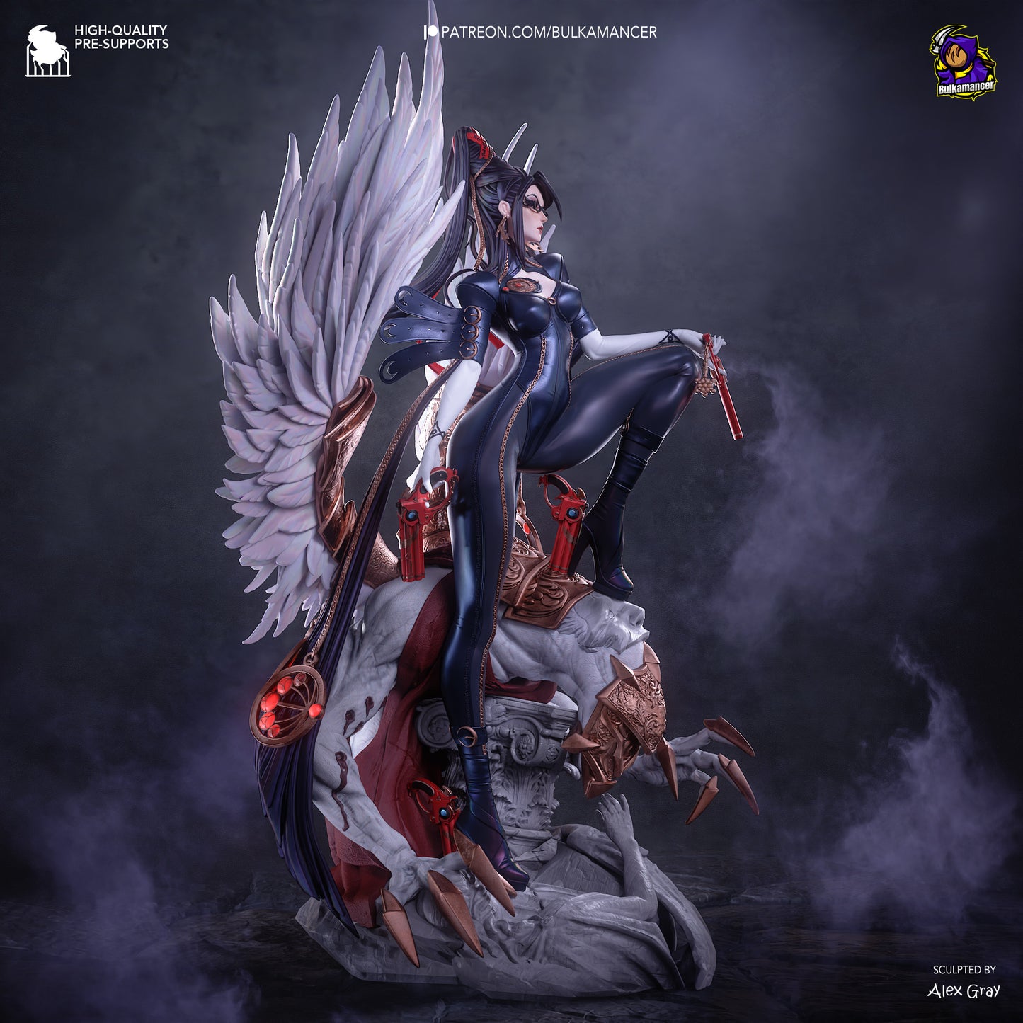 Bulkamancer Sculps Bayonetta