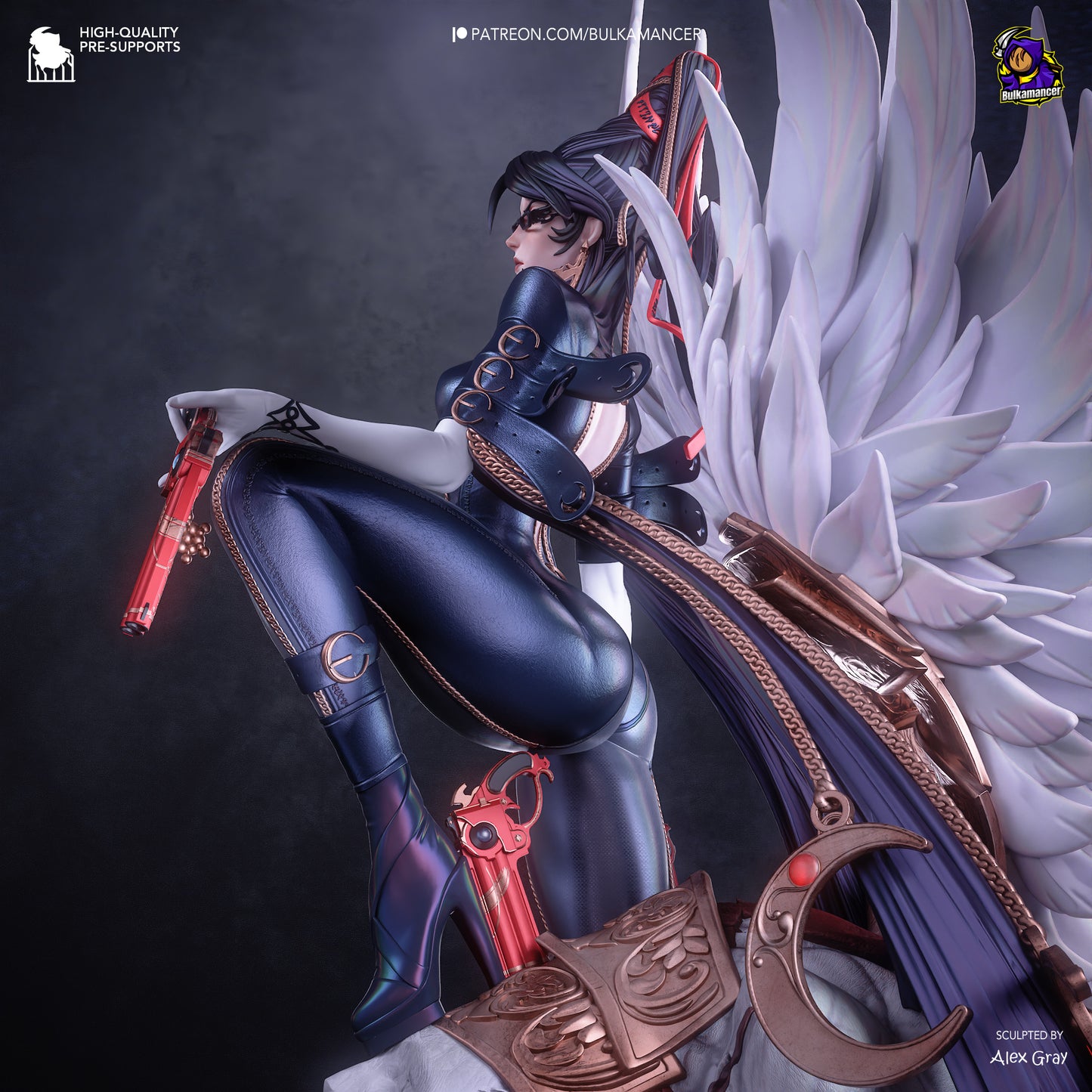 Bulkamancer Sculps Bayonetta