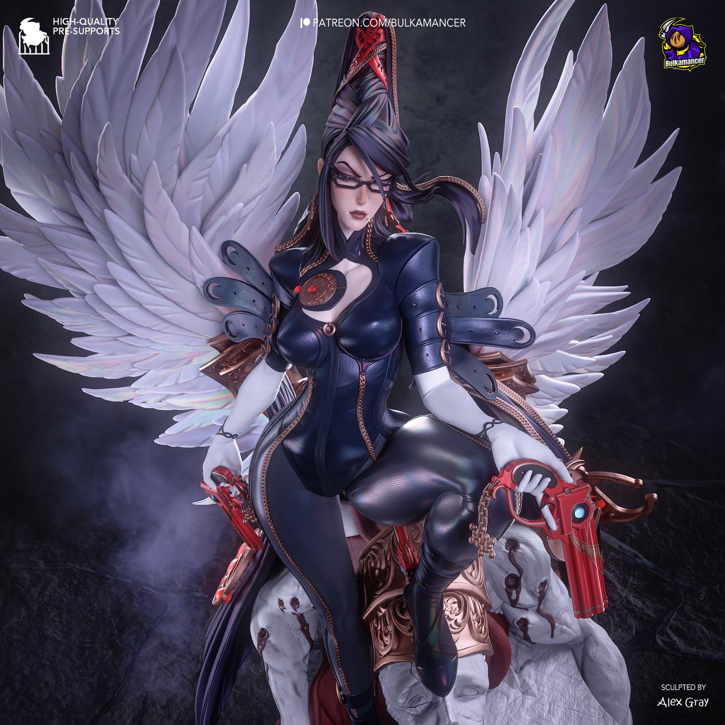 Bulkamancer Sculps Bayonetta