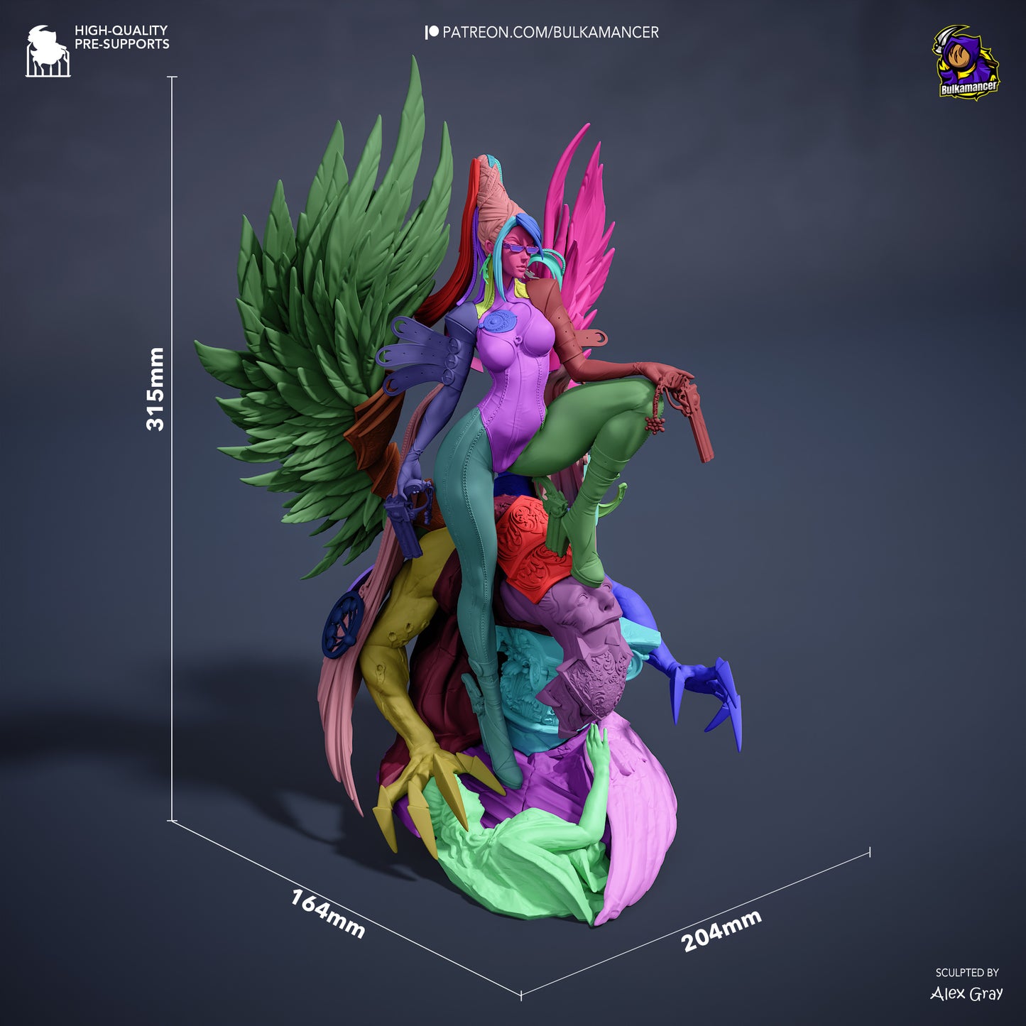 Bulkamancer Sculps Bayonetta