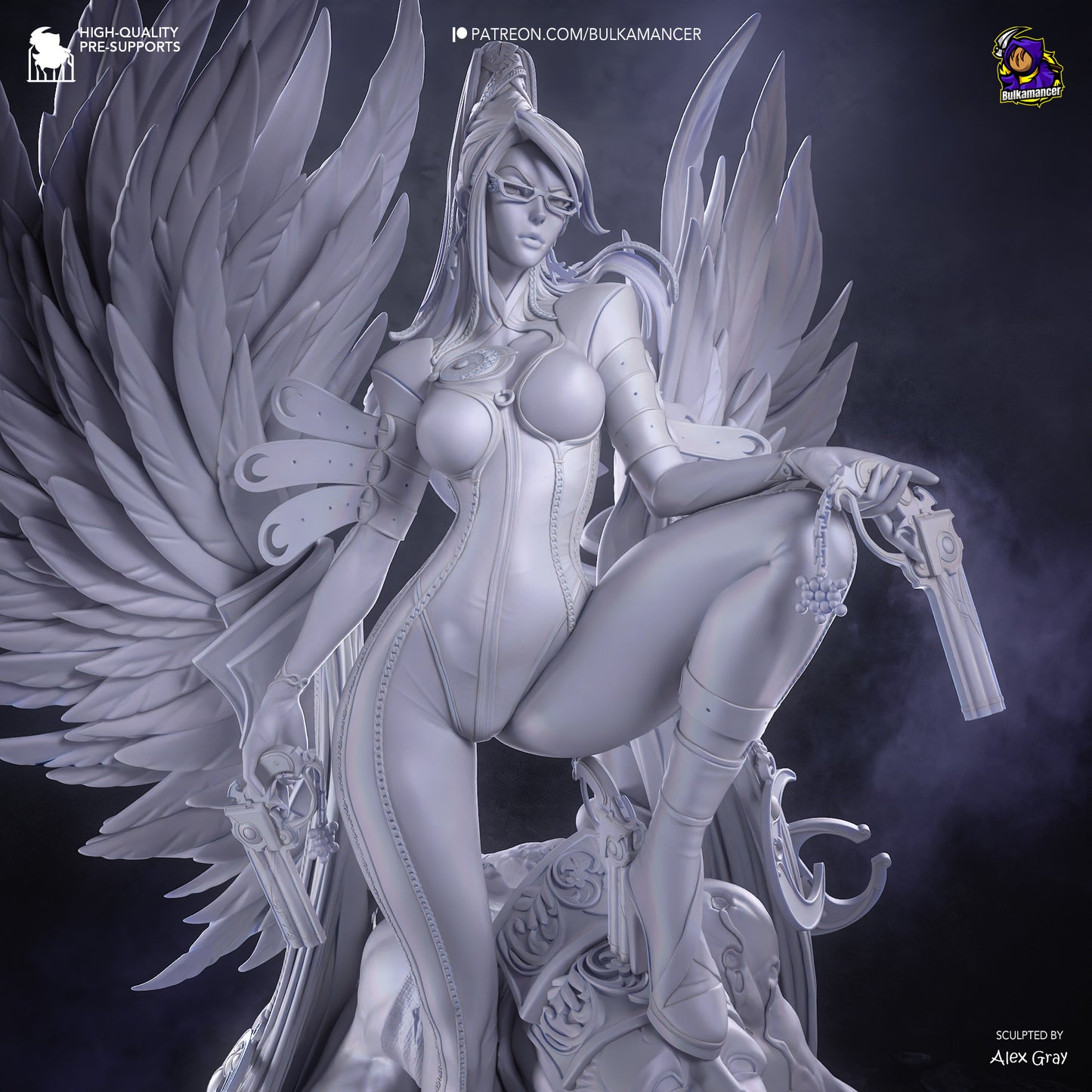 Bulkamancer Sculps Bayonetta