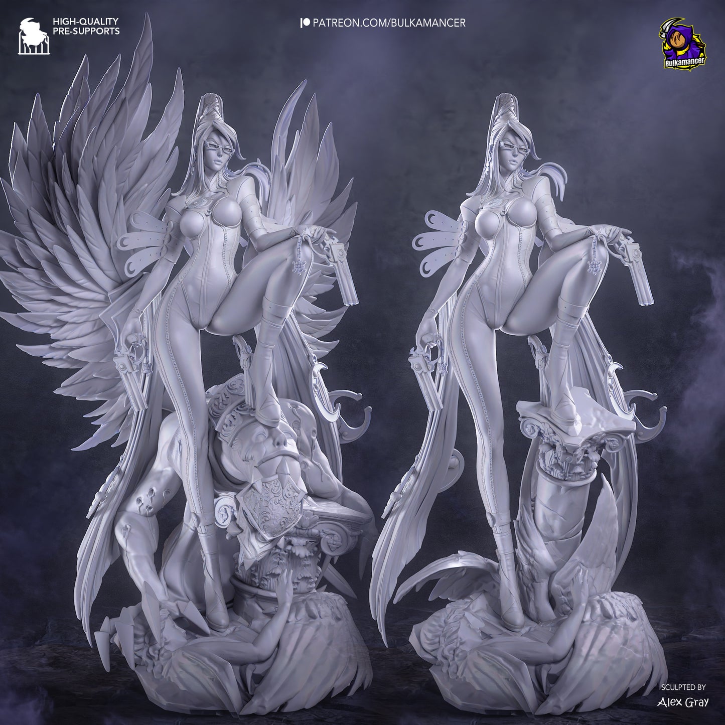 Bulkamancer Sculps Bayonetta