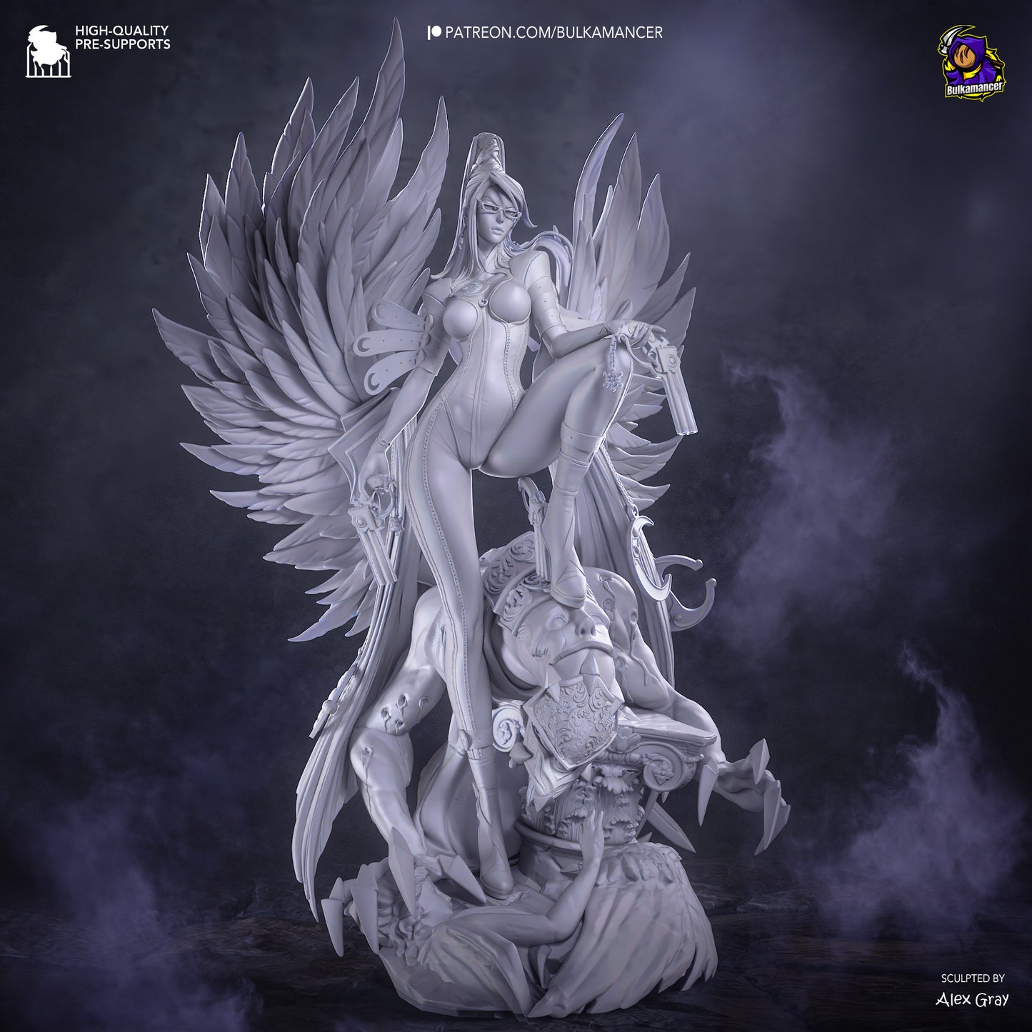 Bulkamancer Sculps Bayonetta