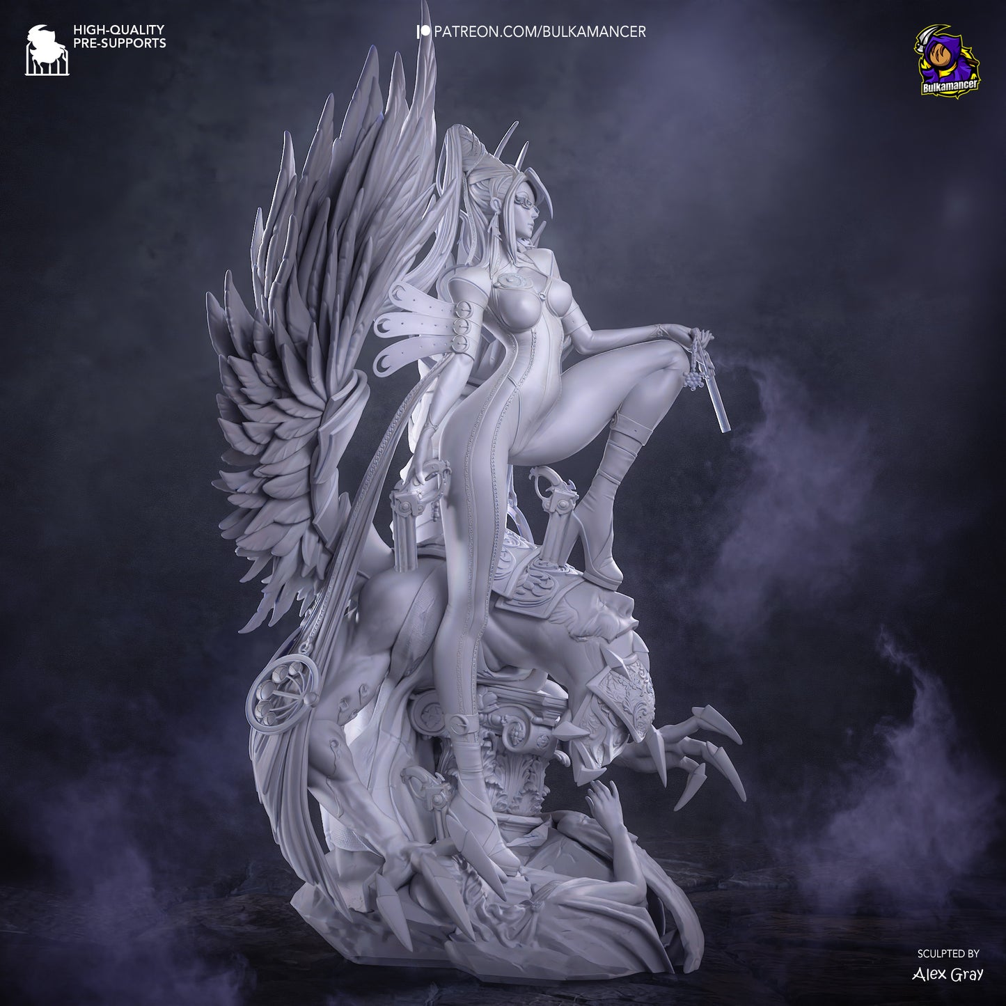 Bulkamancer Sculps Bayonetta