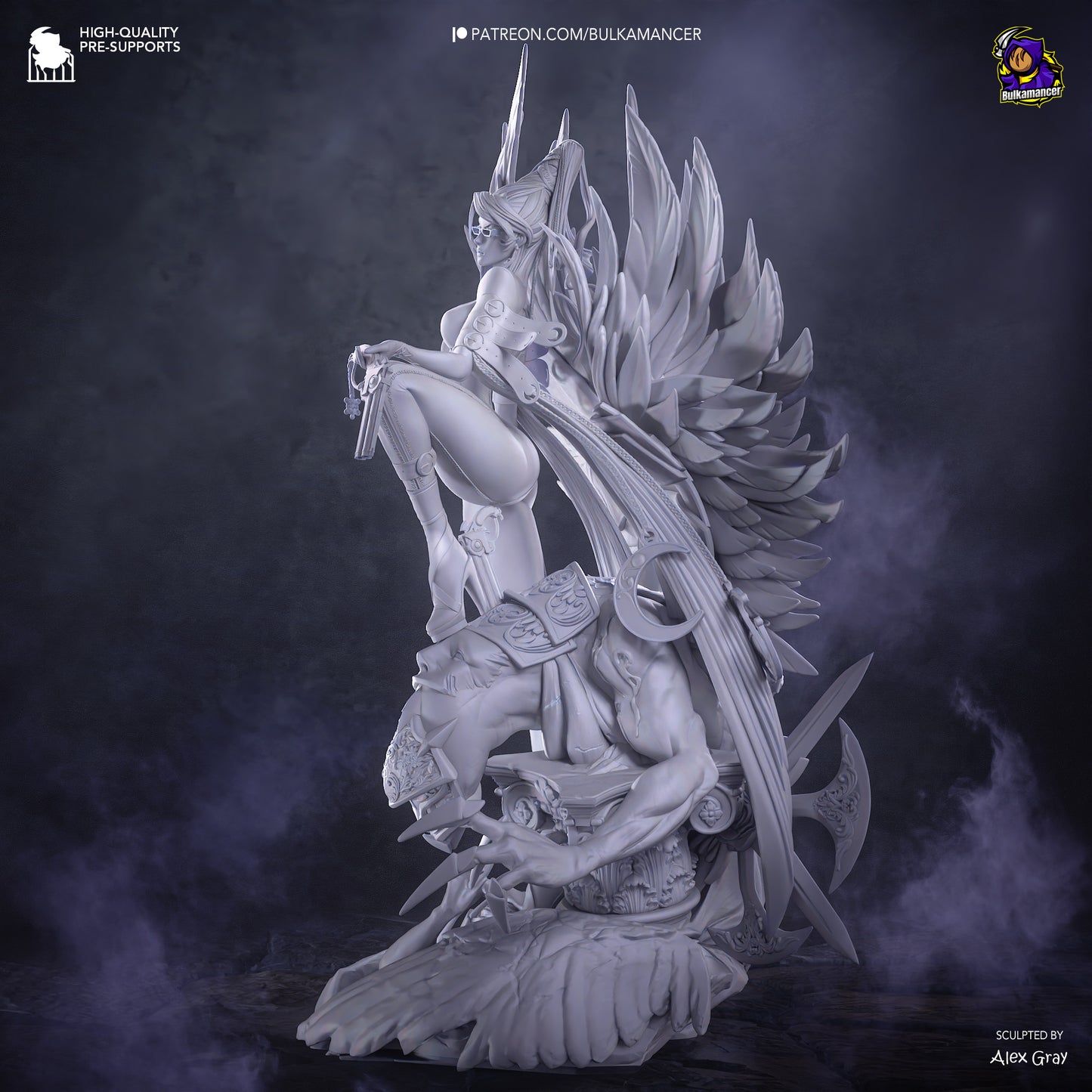 Bulkamancer Sculps Bayonetta