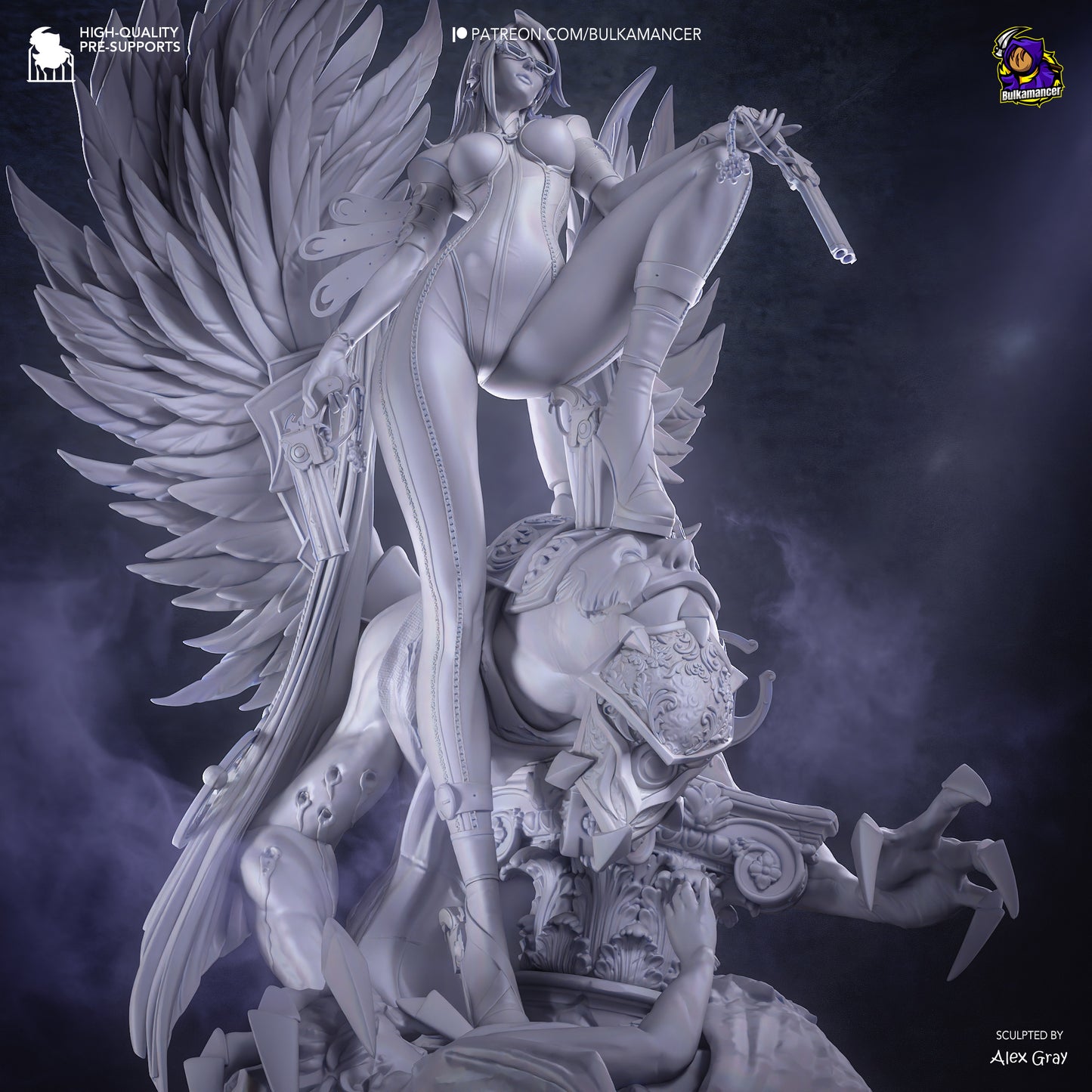 Bulkamancer Sculps Bayonetta