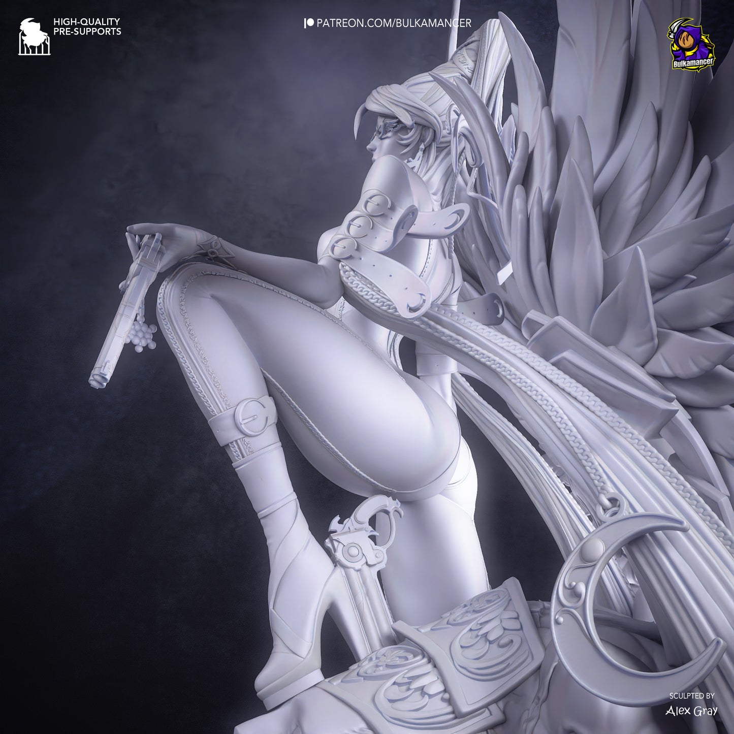 Bulkamancer Sculps Bayonetta