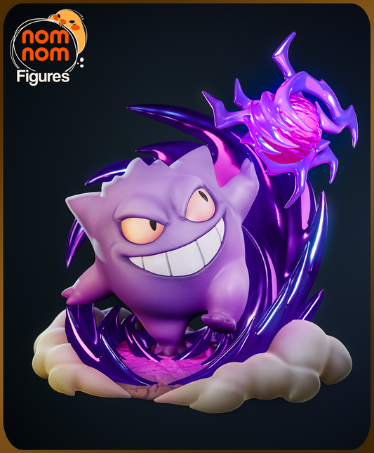 Nomnom Figures Chibi Gengar - Pokemon