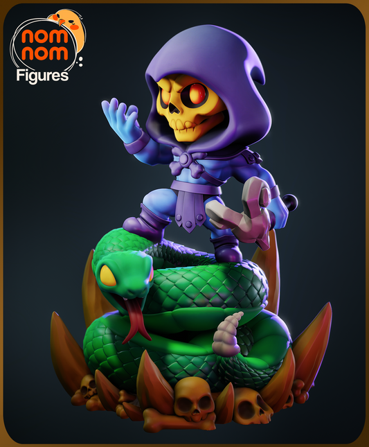 Nomnom Figures Chibi Skeletor - He-man