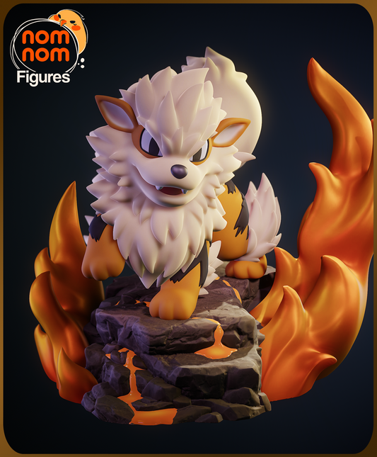 Nomnom Figures Chibi Arcanine - Pokemon