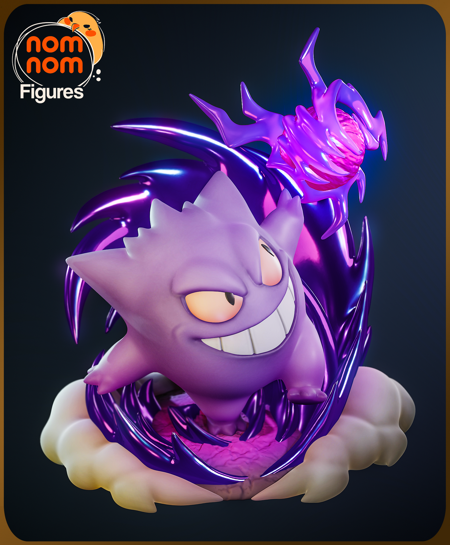 Nomnom Figures Chibi Gengar - Pokemon