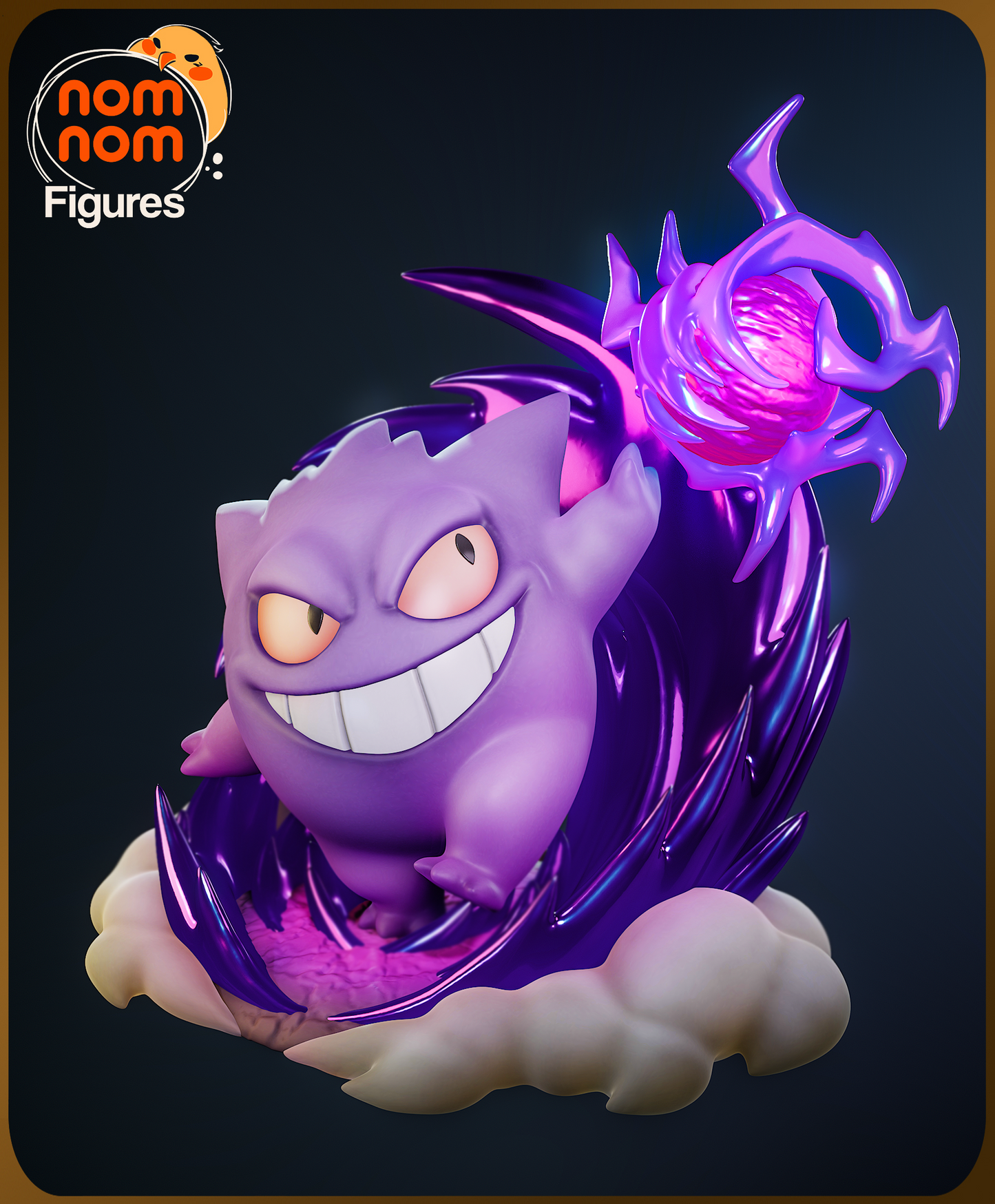 Nomnom Figures Chibi Gengar - Pokemon