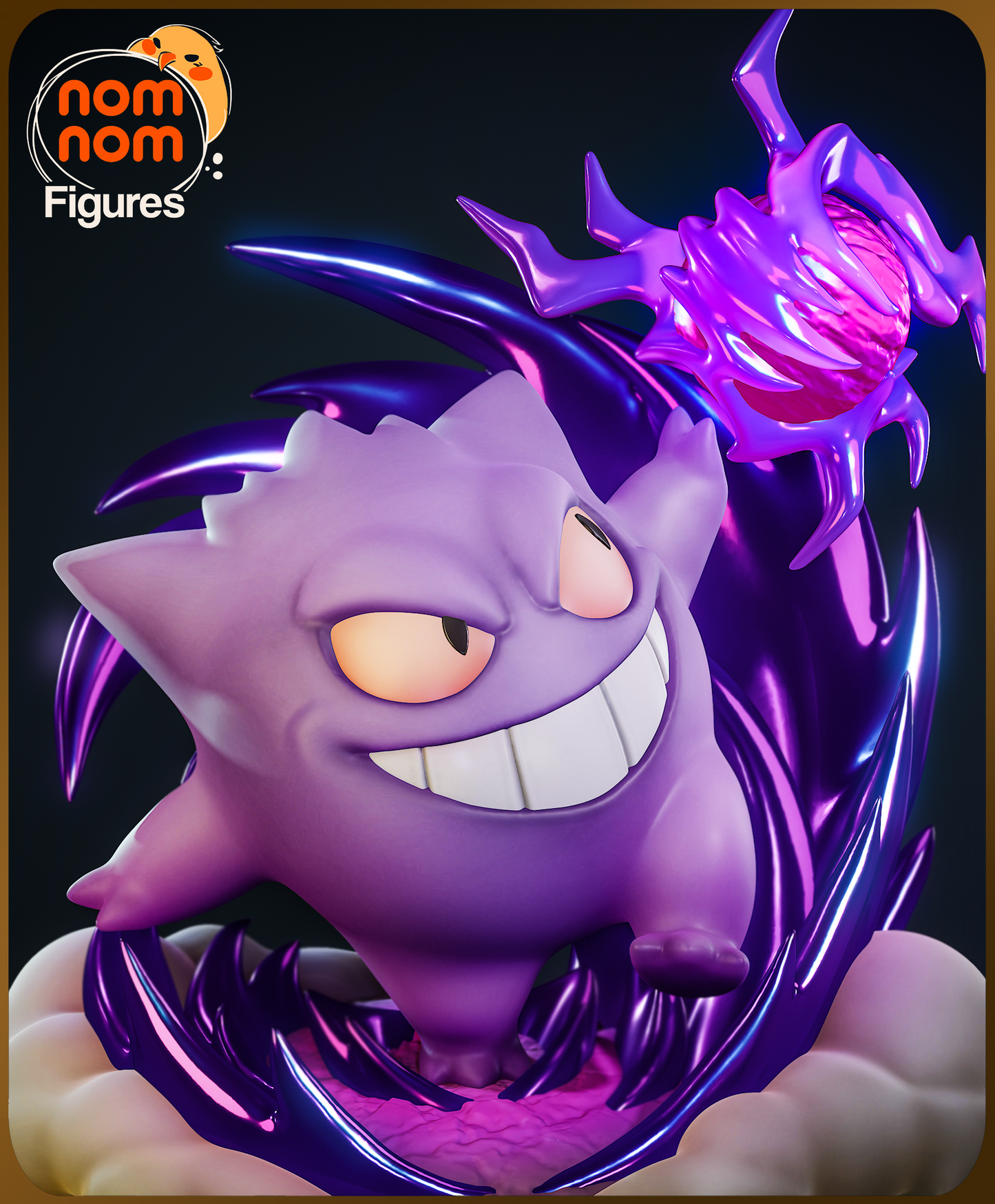 Nomnom Figures Chibi Gengar - Pokemon