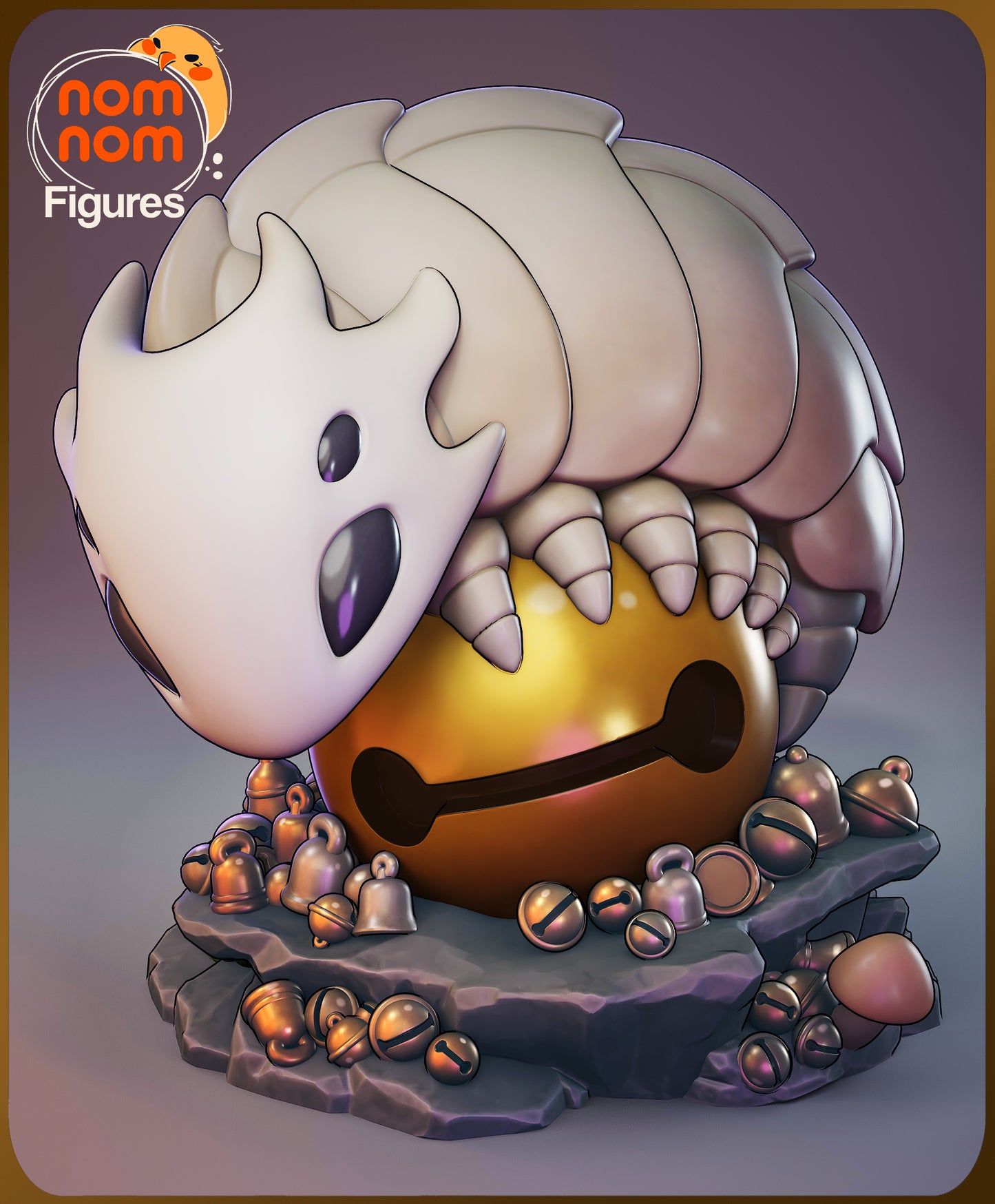 Nomnom Figures Chibi Bell Beast - Hollow Knight Silksong