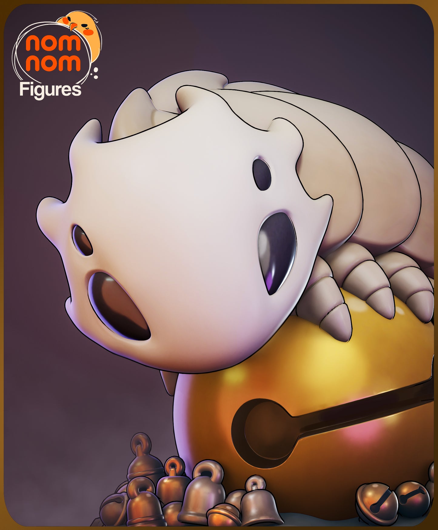Nomnom Figures Chibi Bell Beast - Hollow Knight Silksong