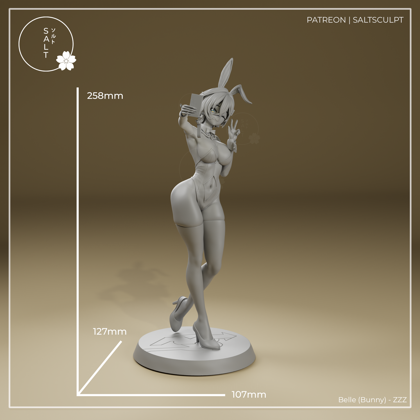 SaltSculpt Belle (Bunny) - ZZZ