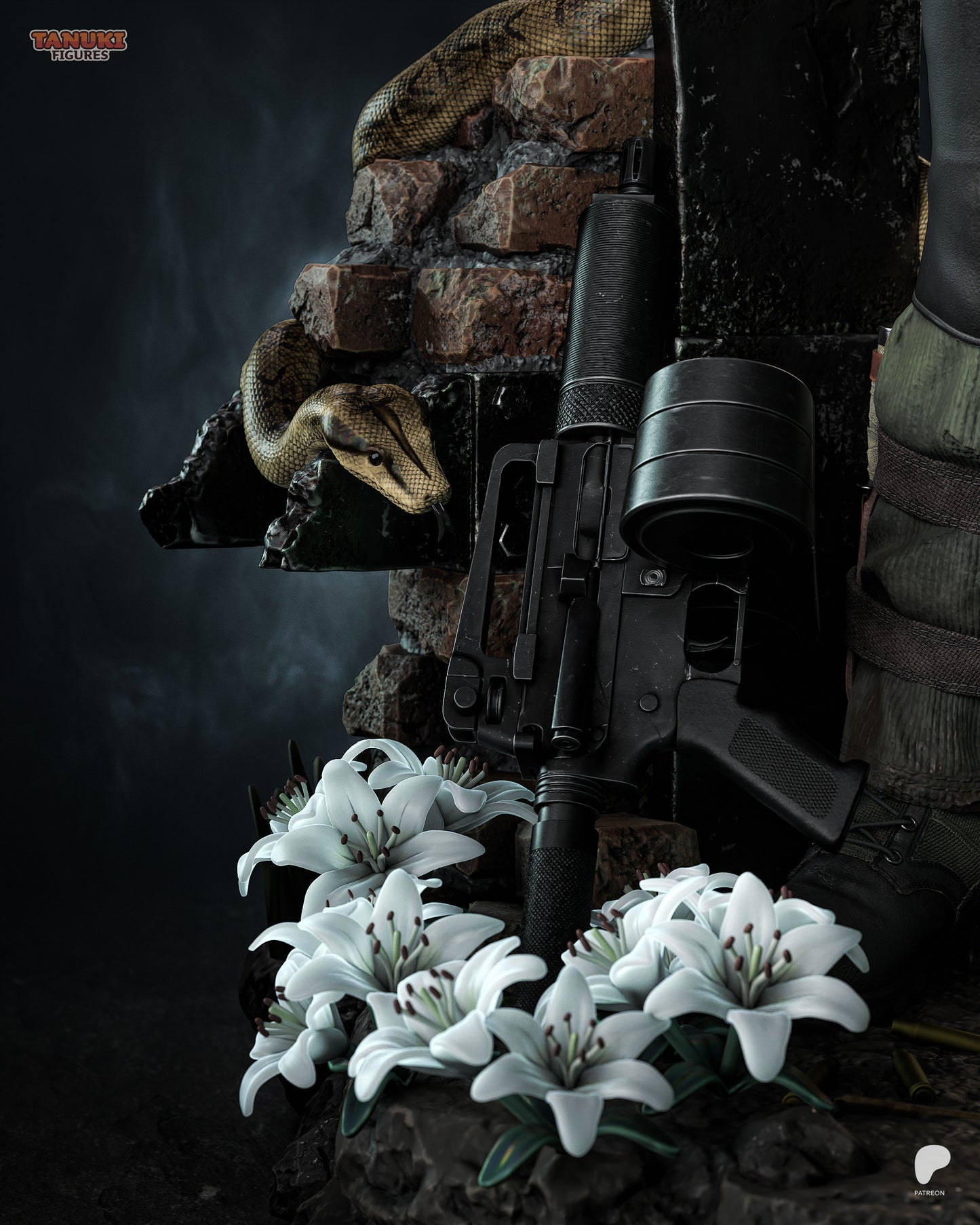 Tanuki Figures Big Boss - Metal Gear Solid