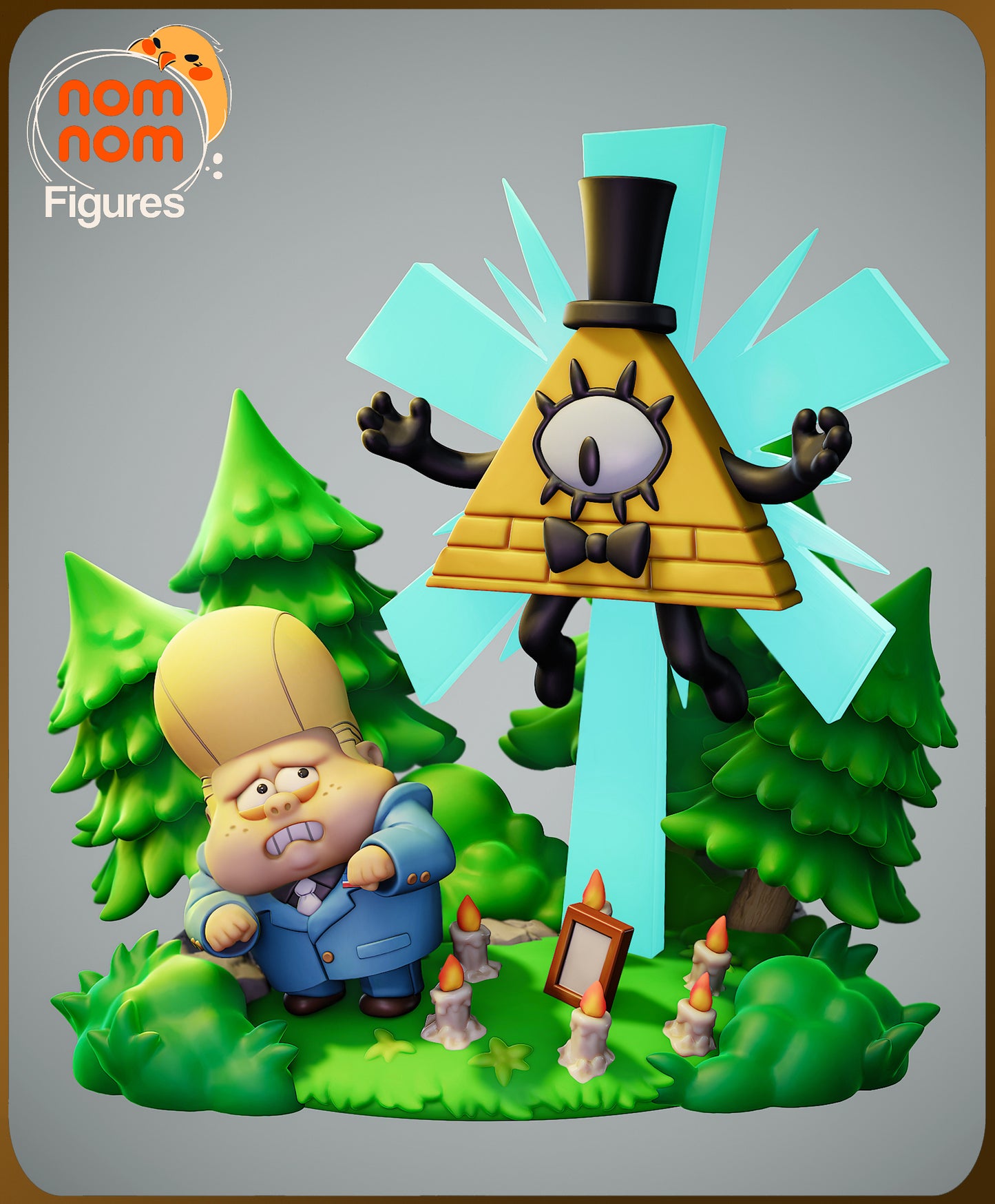 Nomnom Figures Bill Cypher - Gravity Falls