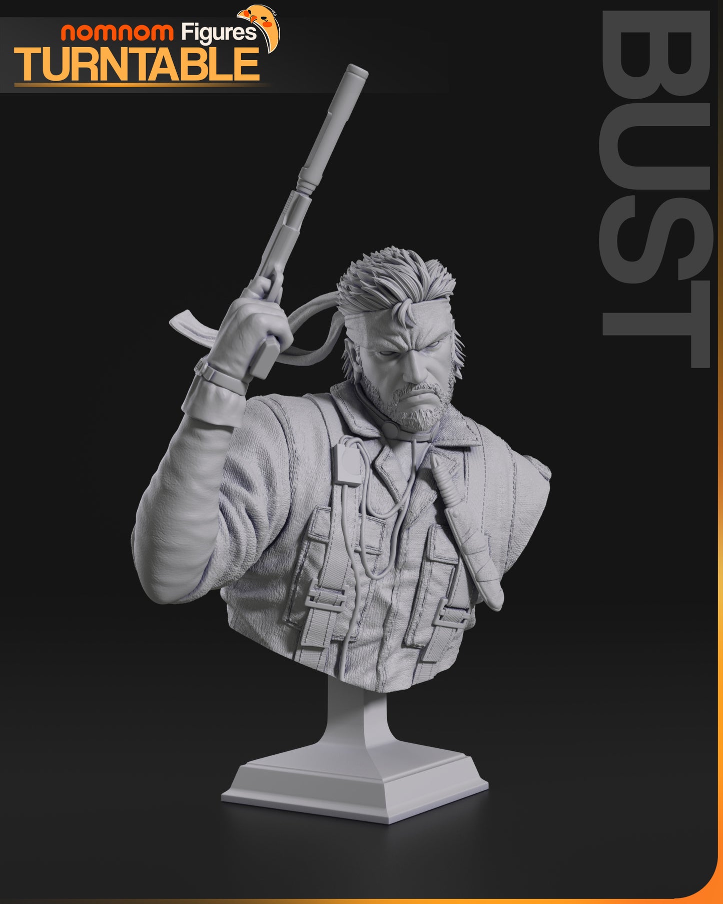 Nomnom Figures Naked Snake - Metal Gear Snake Eater