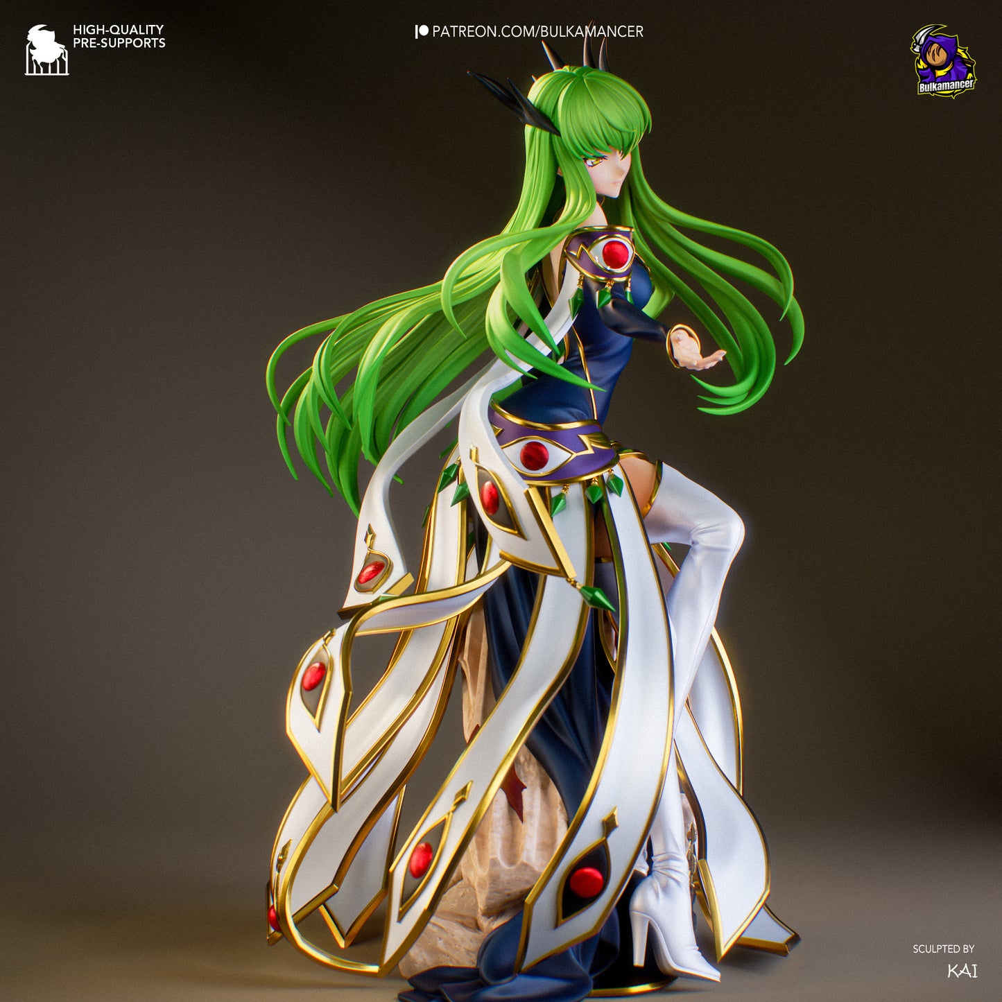 Bulkamancer Sculps Empress C.C. - Code Geass