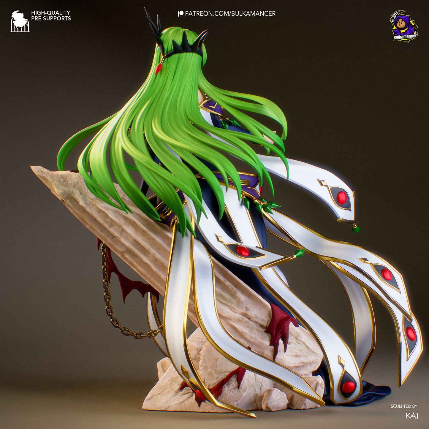 Bulkamancer Sculps Empress C.C. - Code Geass