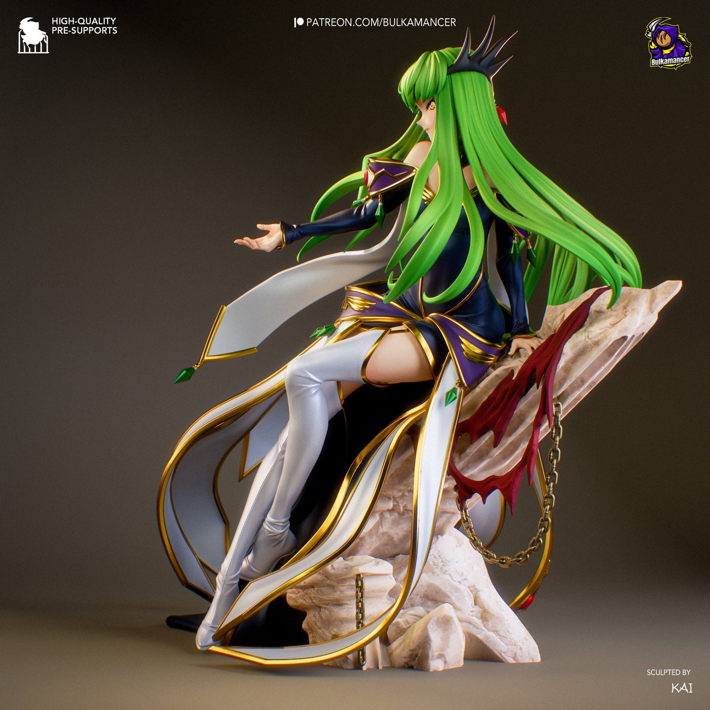 Bulkamancer Sculps Empress C.C. - Code Geass