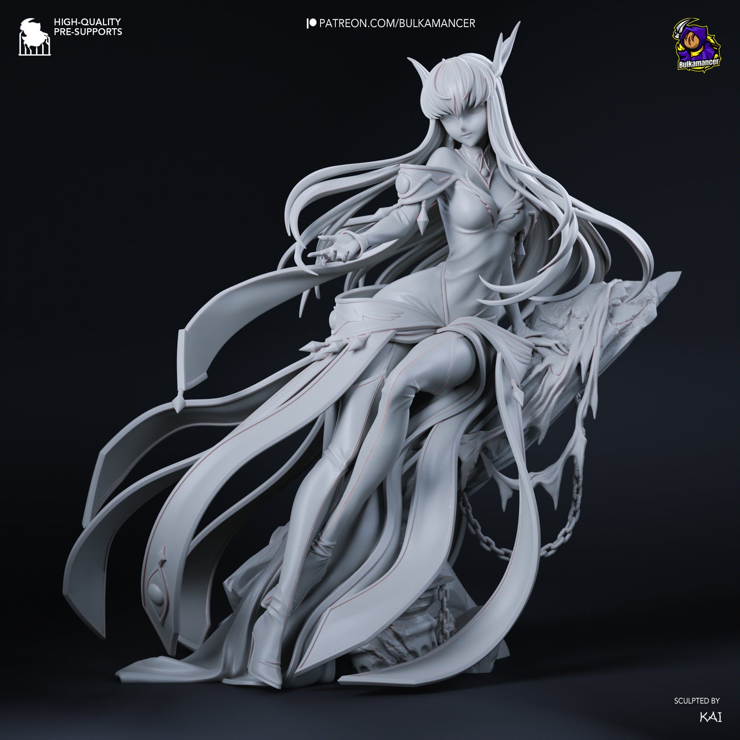 Bulkamancer Sculps Empress C.C. - Code Geass