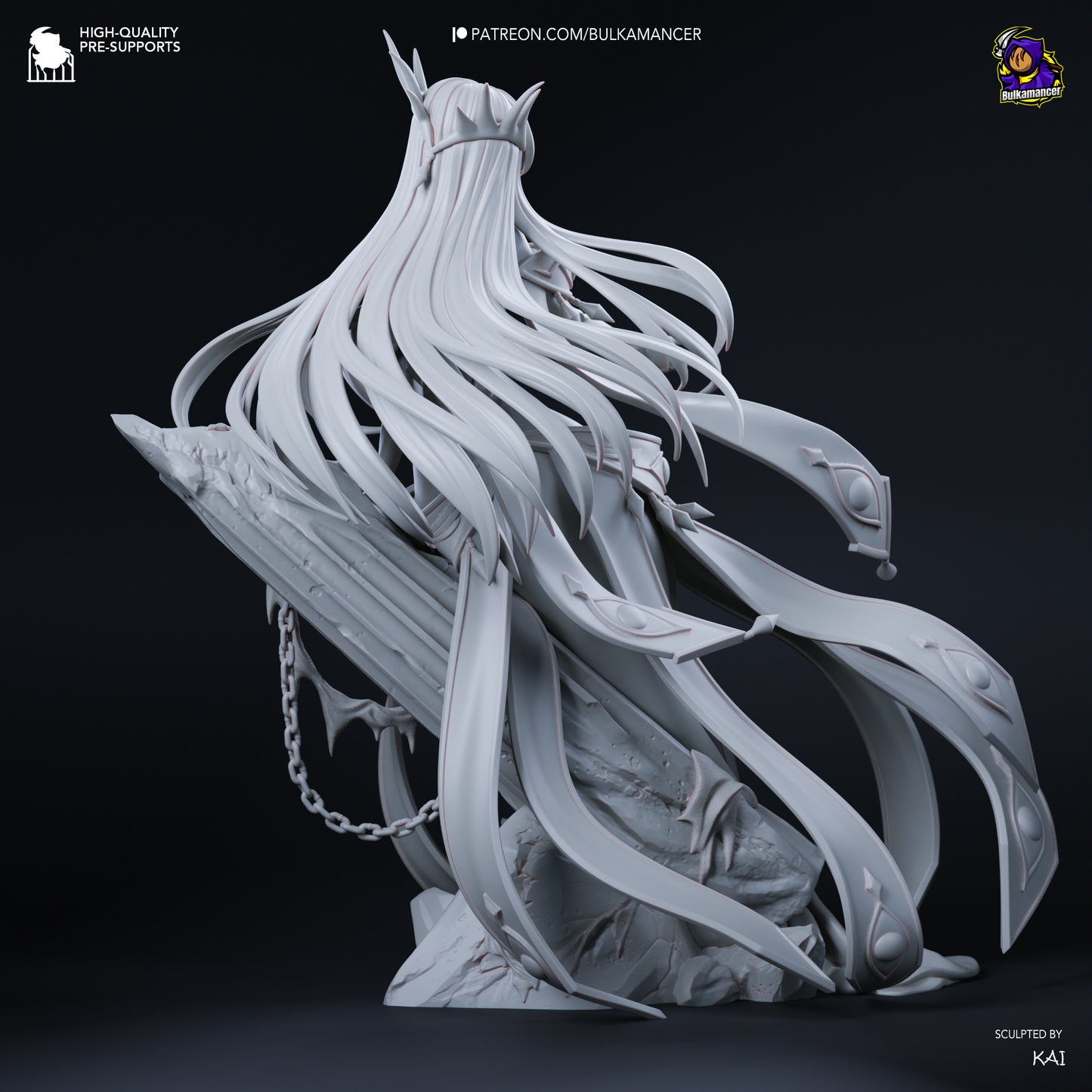 Bulkamancer Sculps Empress C.C. - Code Geass