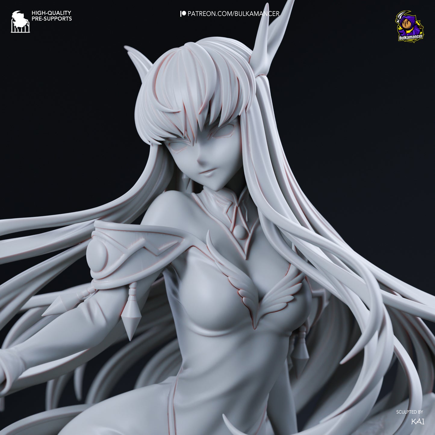 Bulkamancer Sculps Empress C.C. - Code Geass