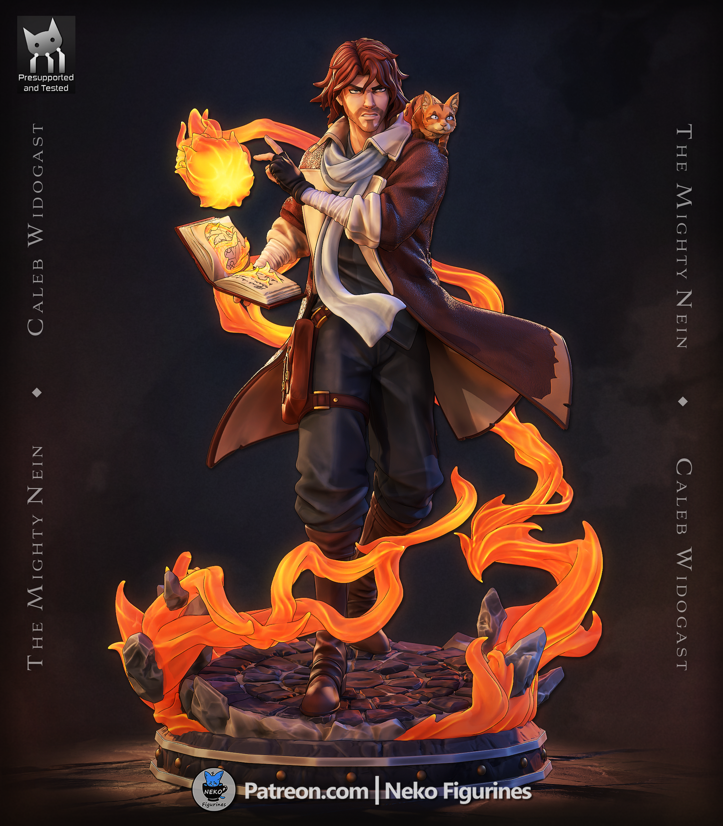 Neko Figurines Caleb Widogast -The Mighty Nein