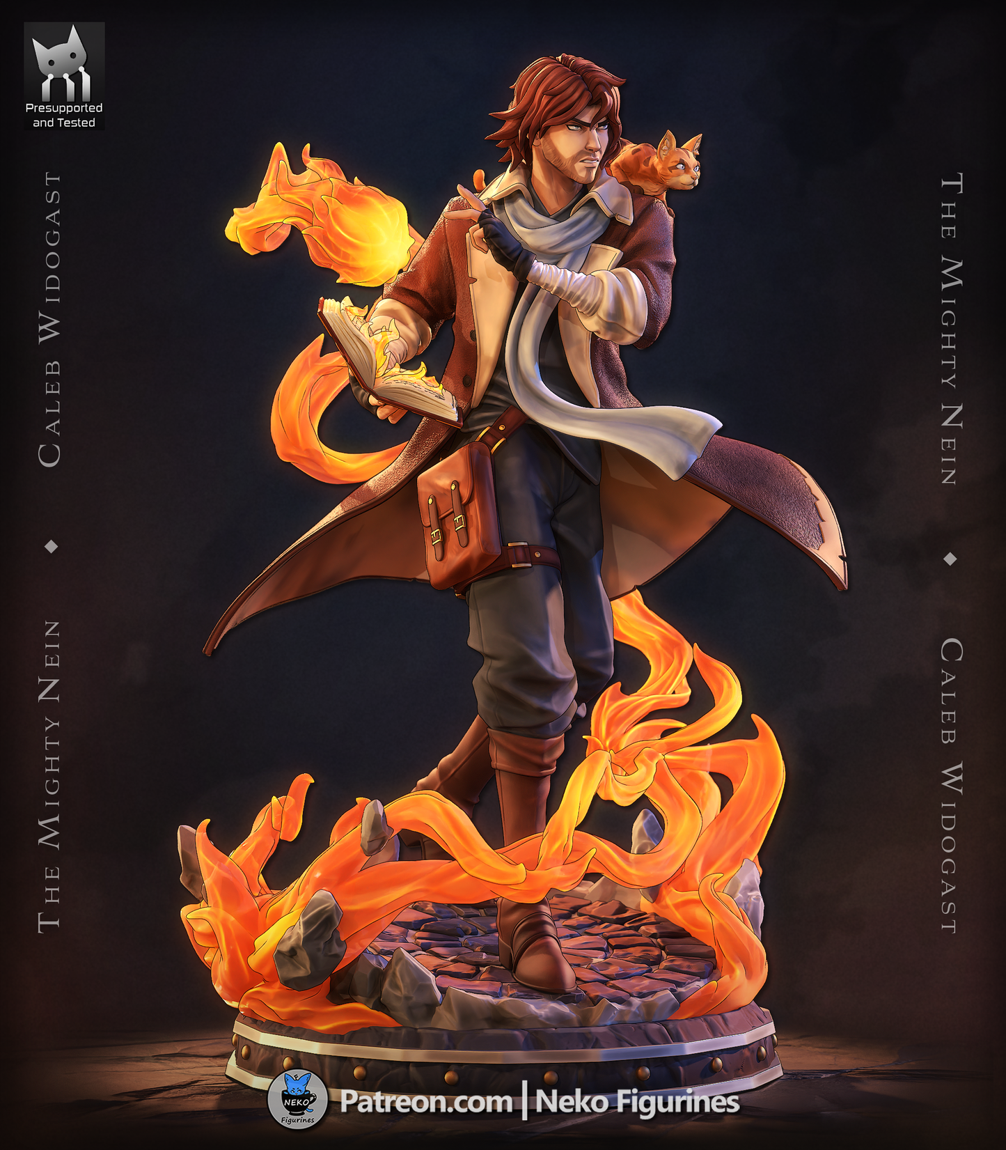Neko Figurines Caleb Widogast -The Mighty Nein
