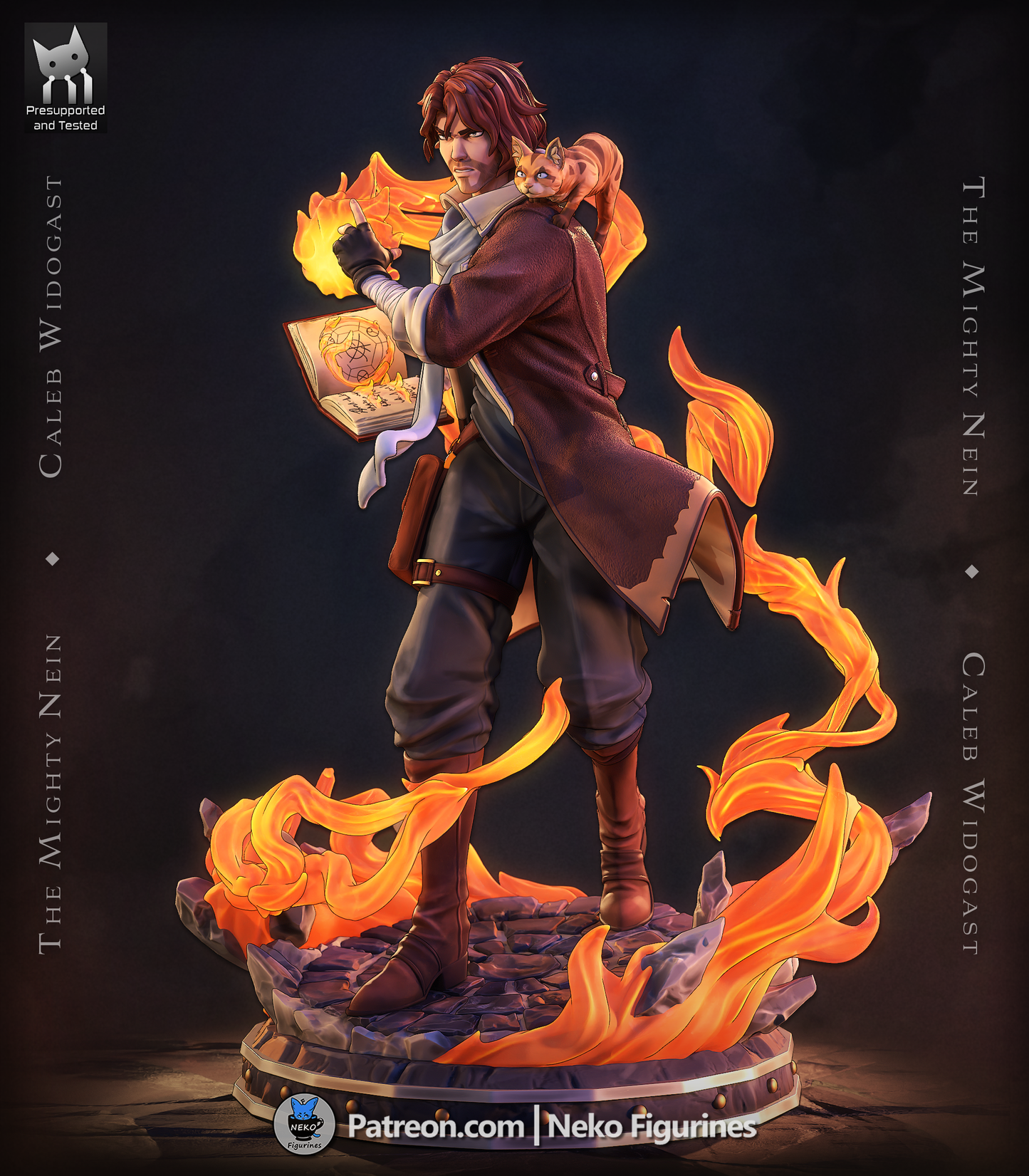 Neko Figurines Caleb Widogast -The Mighty Nein