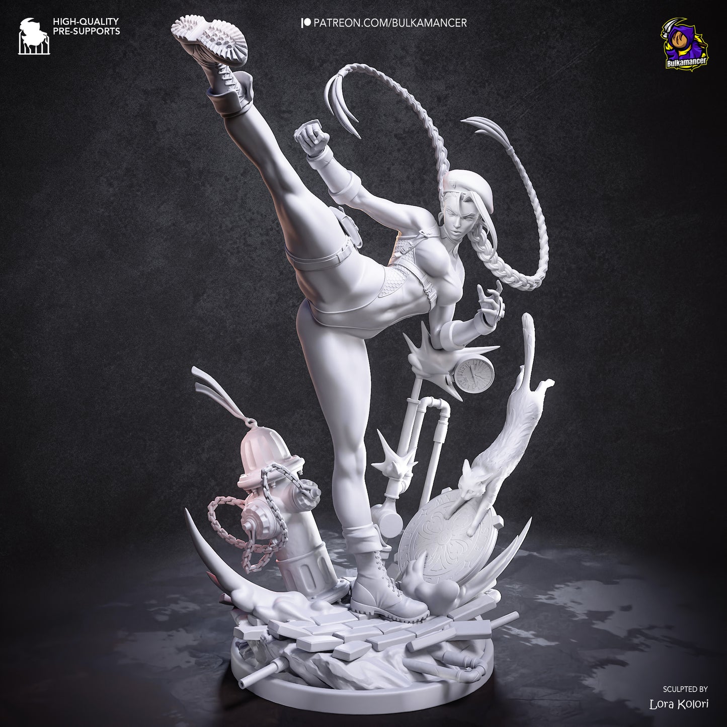 Bulkamancer Sculps Cammy - Street Fighter