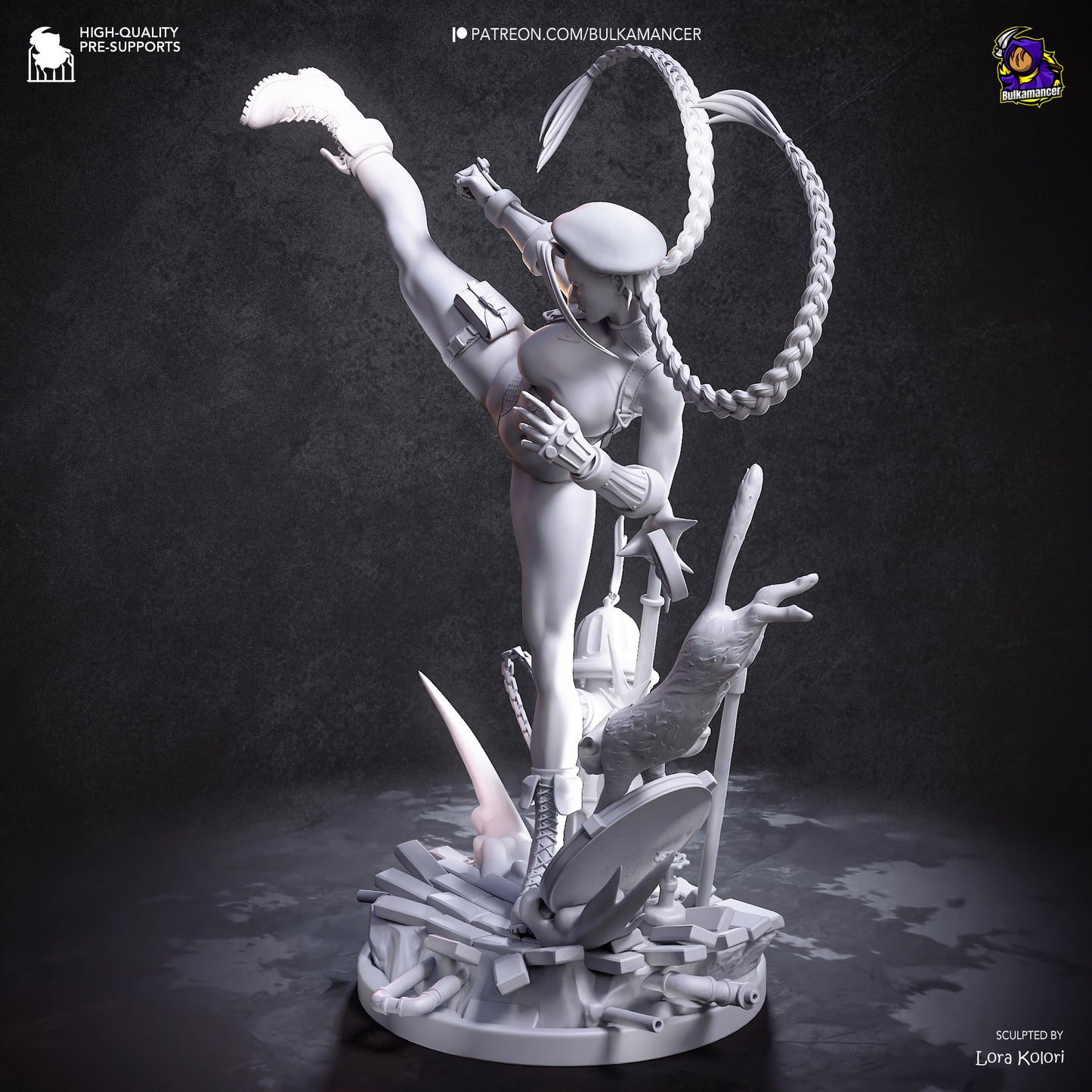 Bulkamancer Sculps Cammy - Street Fighter