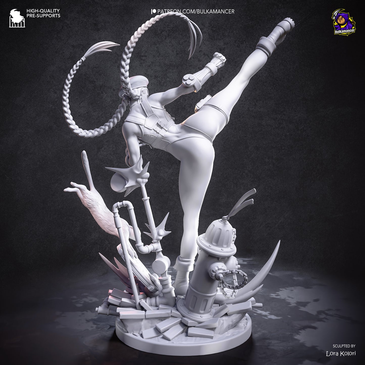 Bulkamancer Sculps Cammy - Street Fighter