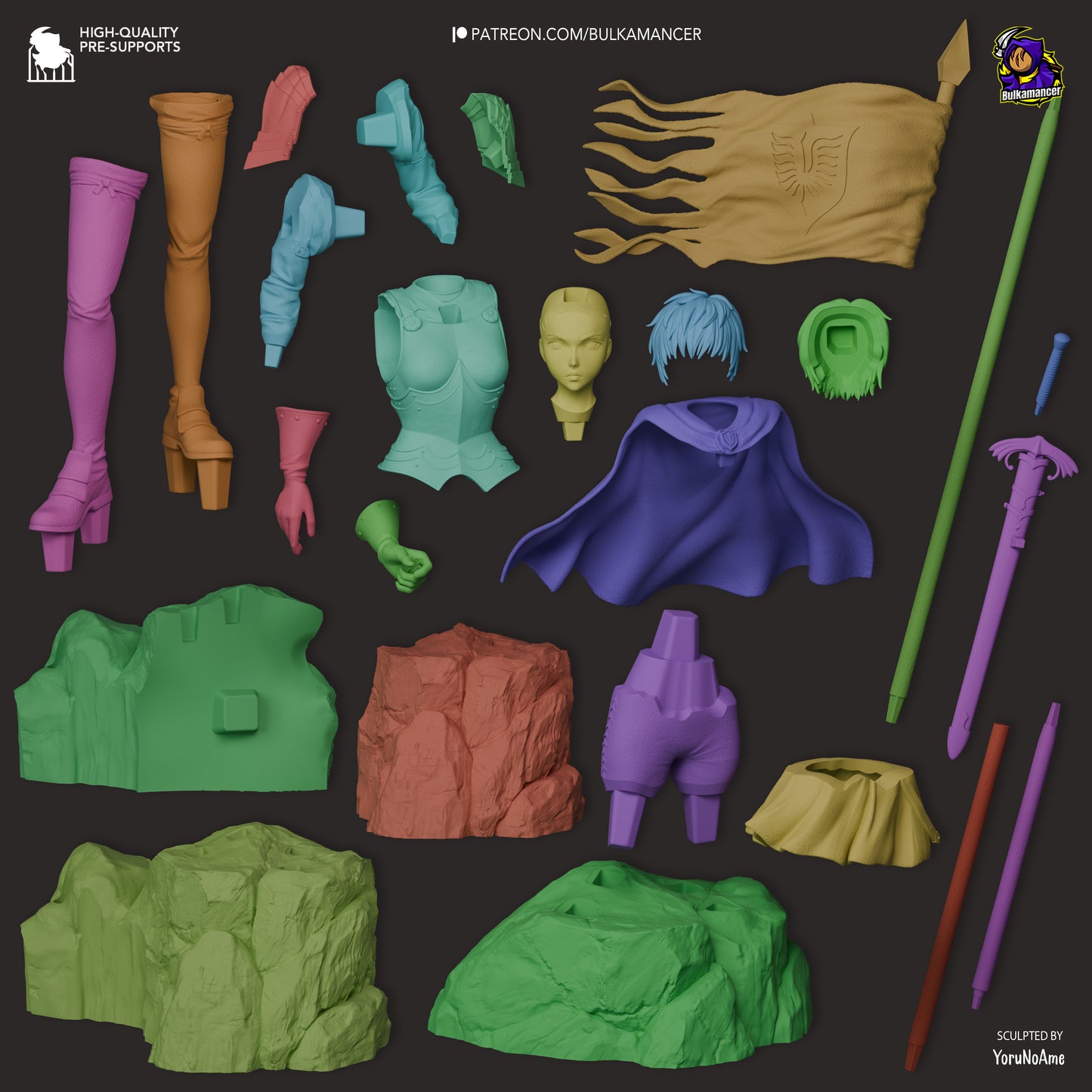 Bulkamancer Sculps Guts & Griffith & Casca  - Berserk: The Golden Age Arc