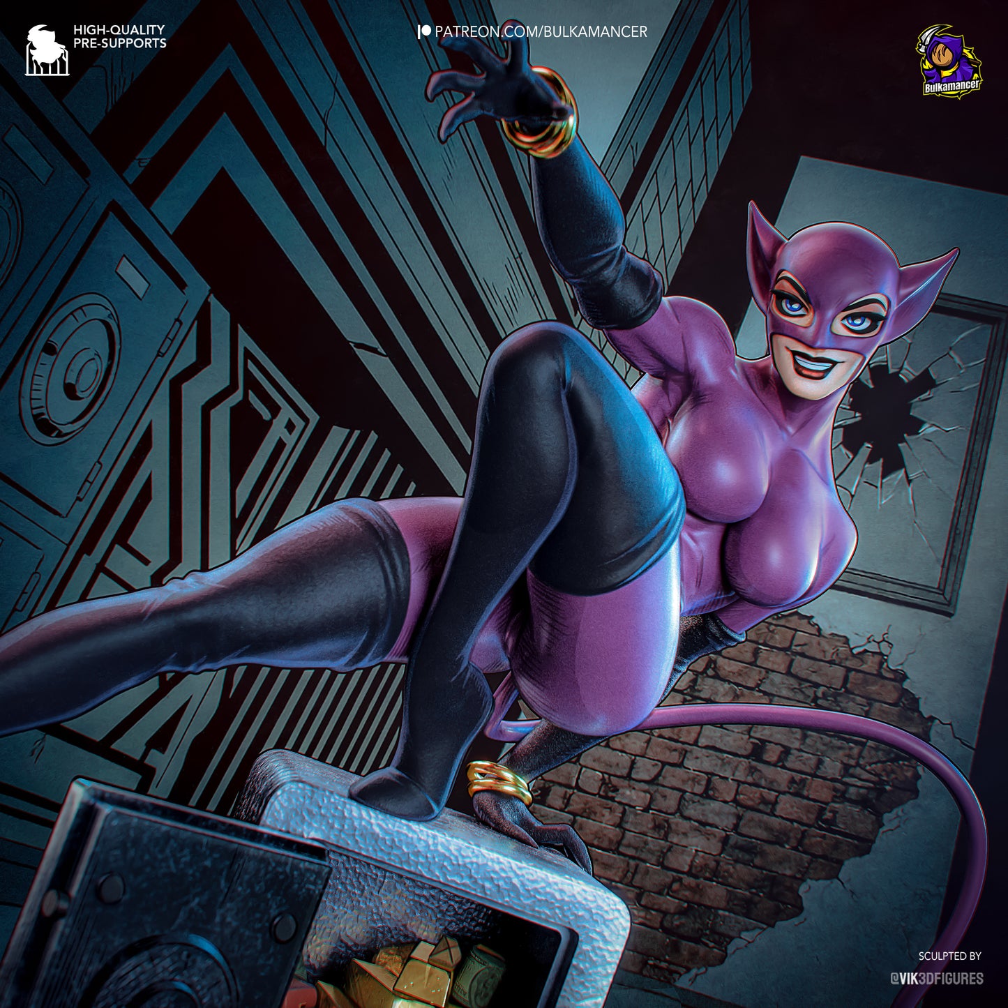 Bulkamancer Sculps Catwoman