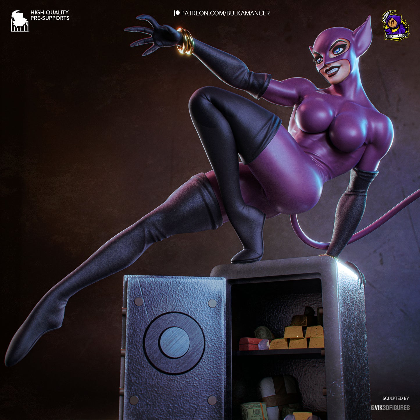 Bulkamancer Sculps Catwoman