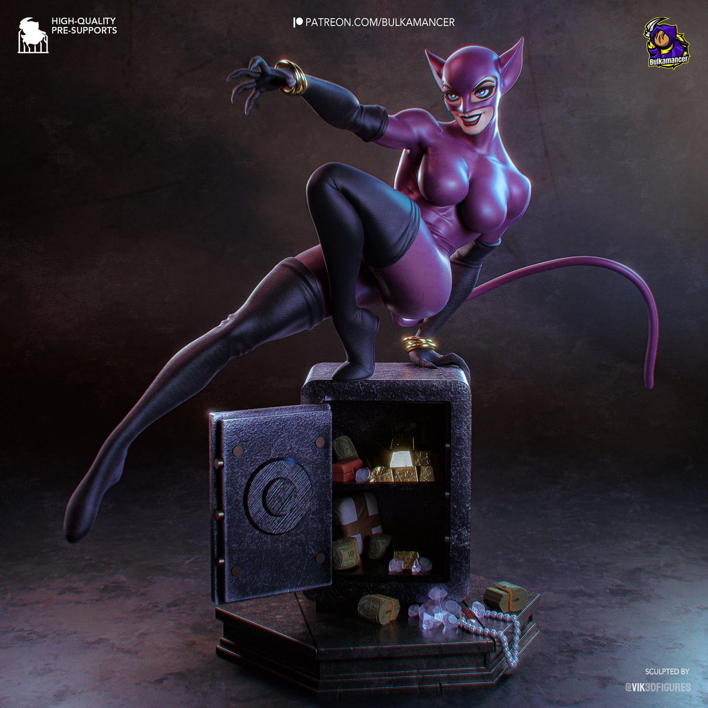 Bulkamancer Sculps Catwoman